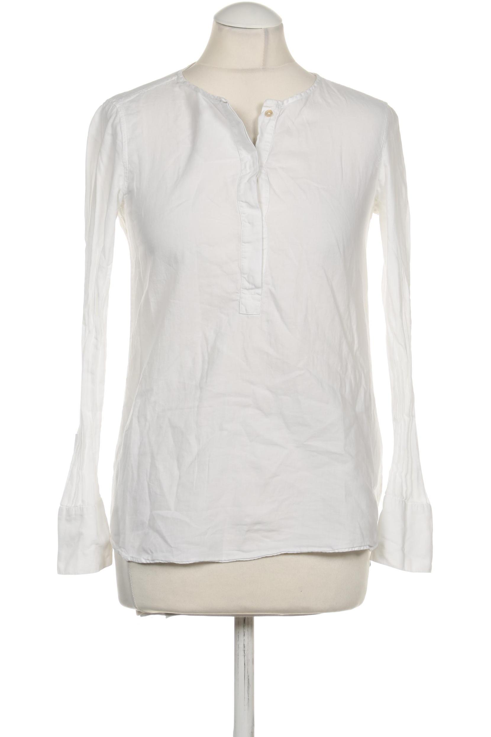 

Massimo Dutti Damen Bluse, weiß, Gr. 34