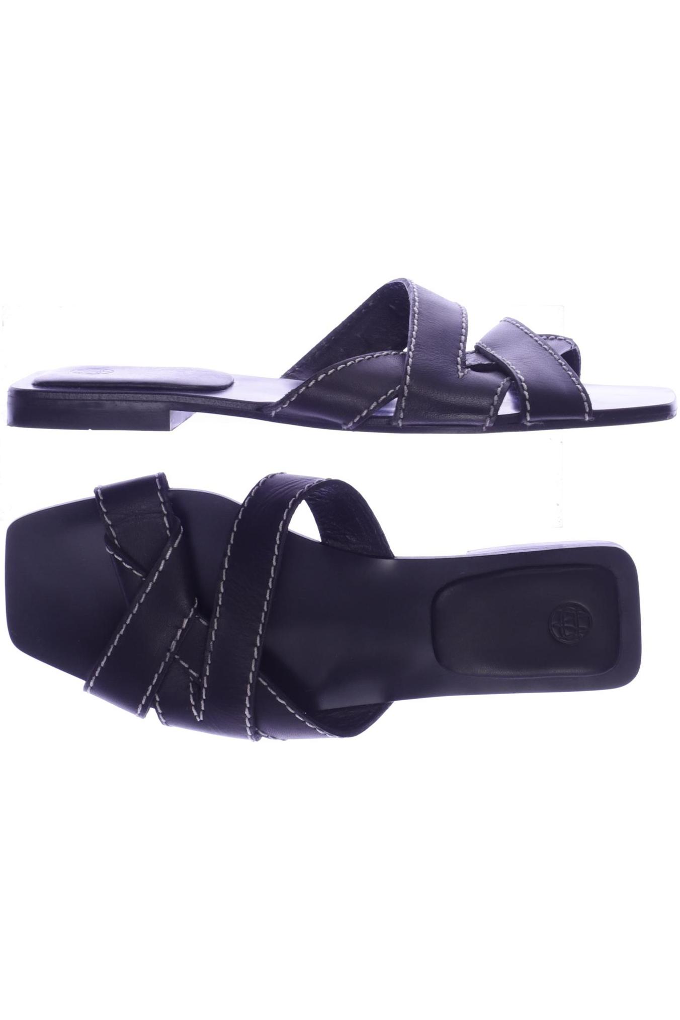 

Massimo Dutti Damen Sandale, schwarz