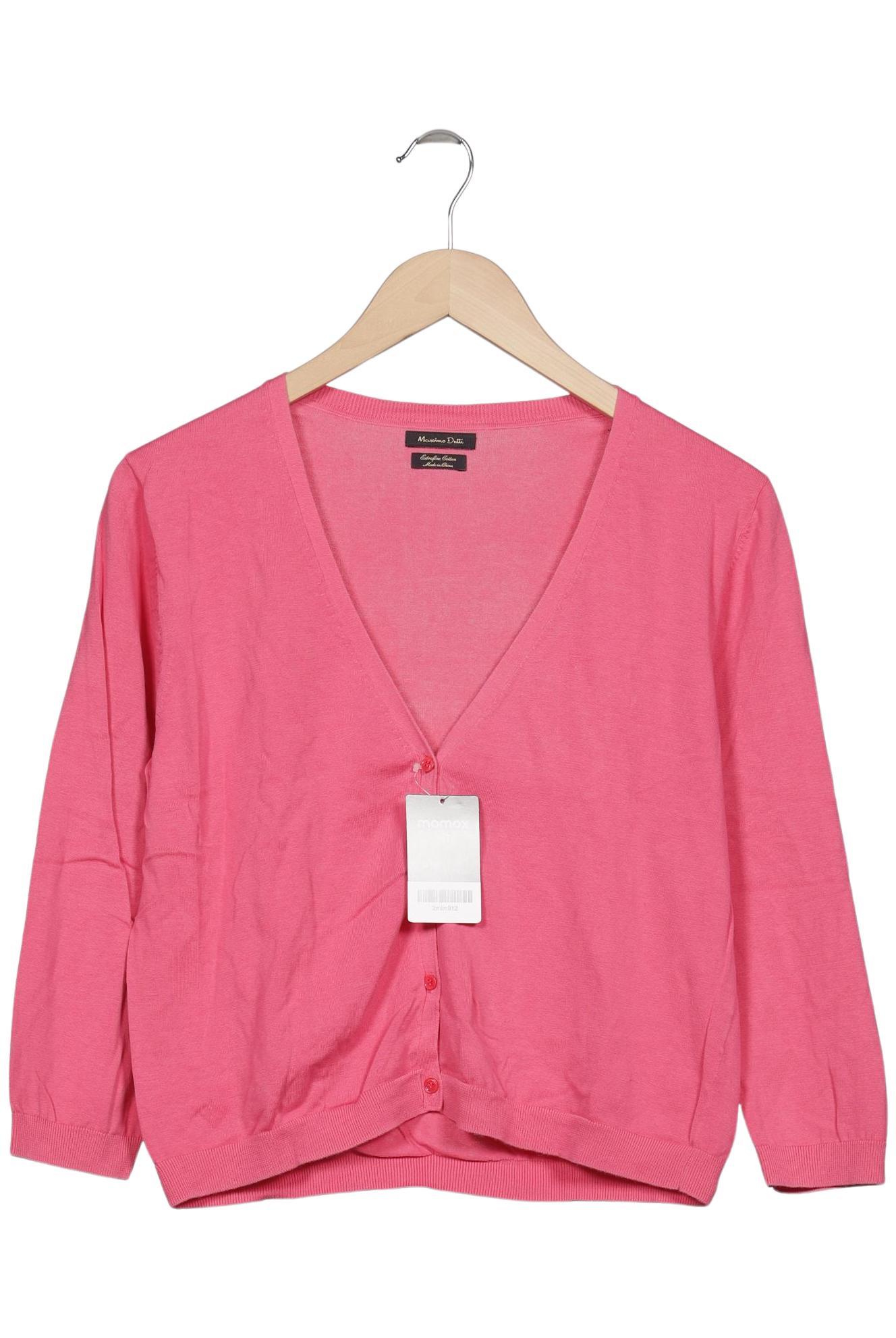 

Massimo Dutti Damen Strickjacke, pink, Gr. 42