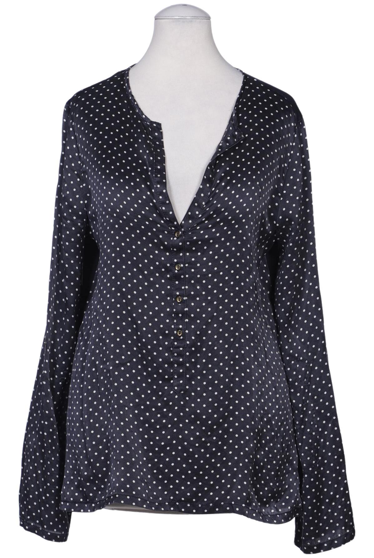 

Massimo Dutti Damen Bluse, marineblau, Gr. 36