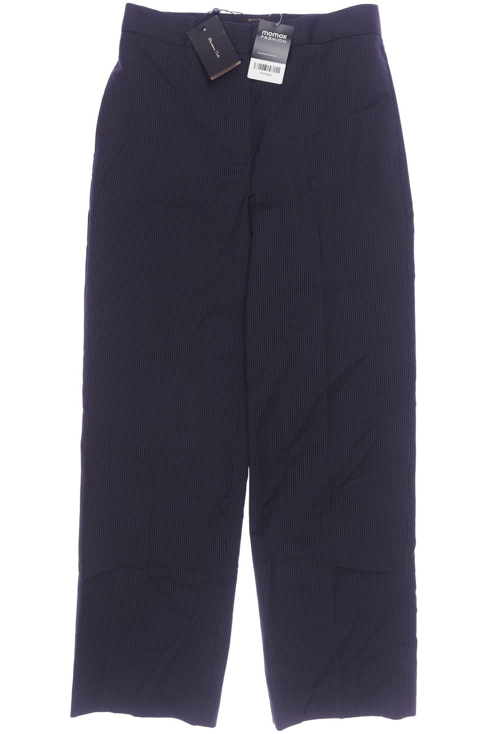 

Massimo Dutti Damen Stoffhose, marineblau, Gr. 36
