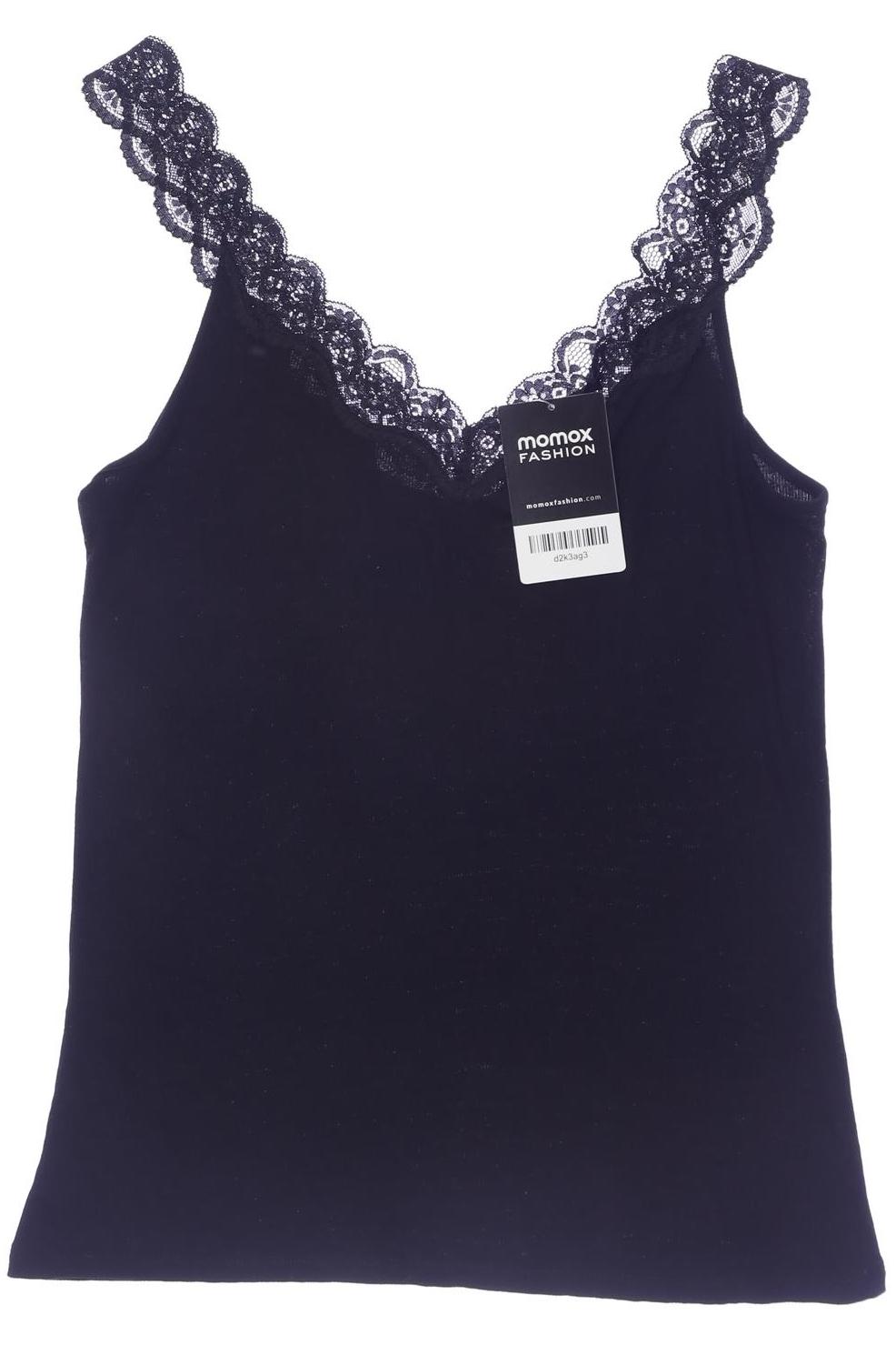 

Massimo Dutti Damen Top, schwarz, Gr. 38