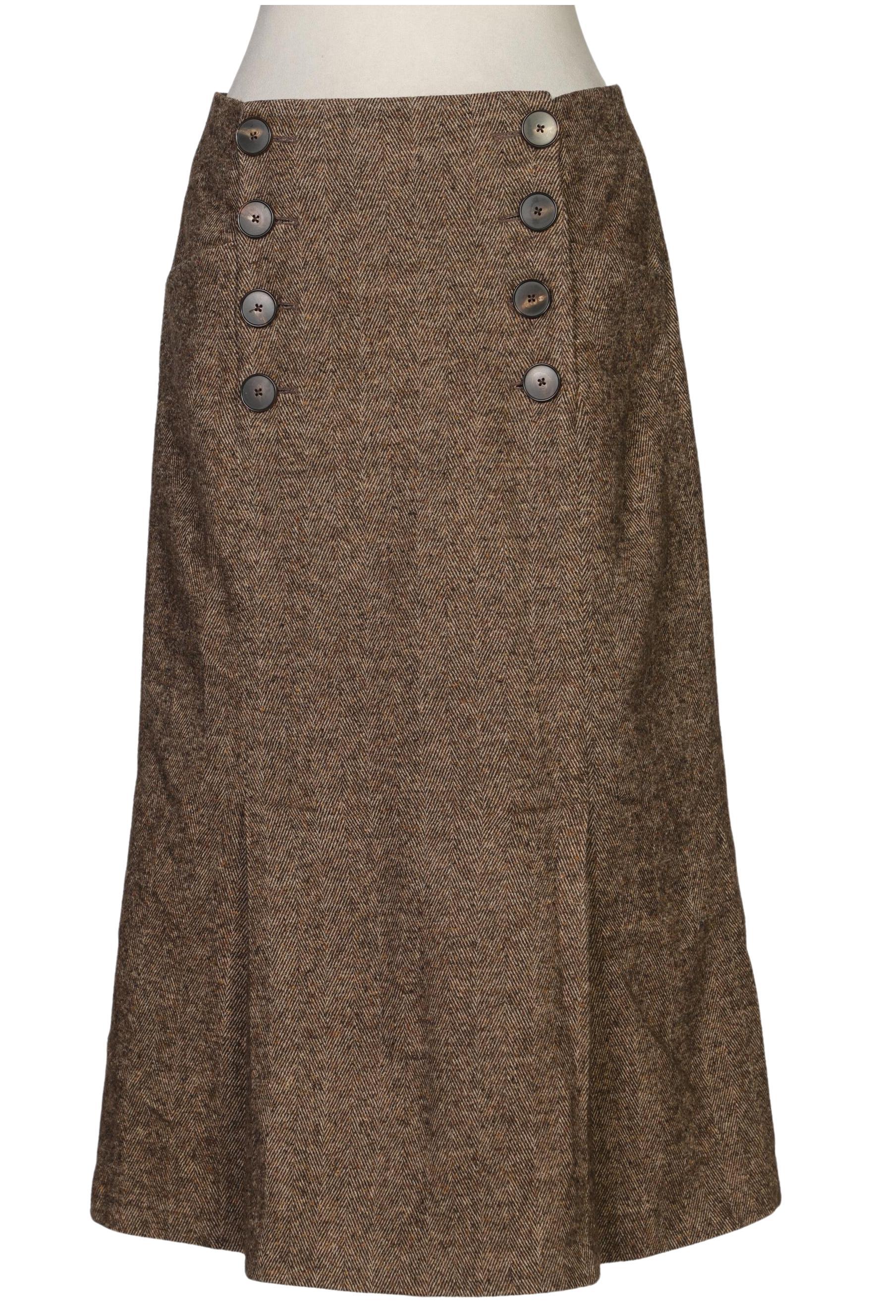 

Massimo Dutti Damen Rock, braun, Gr. 38