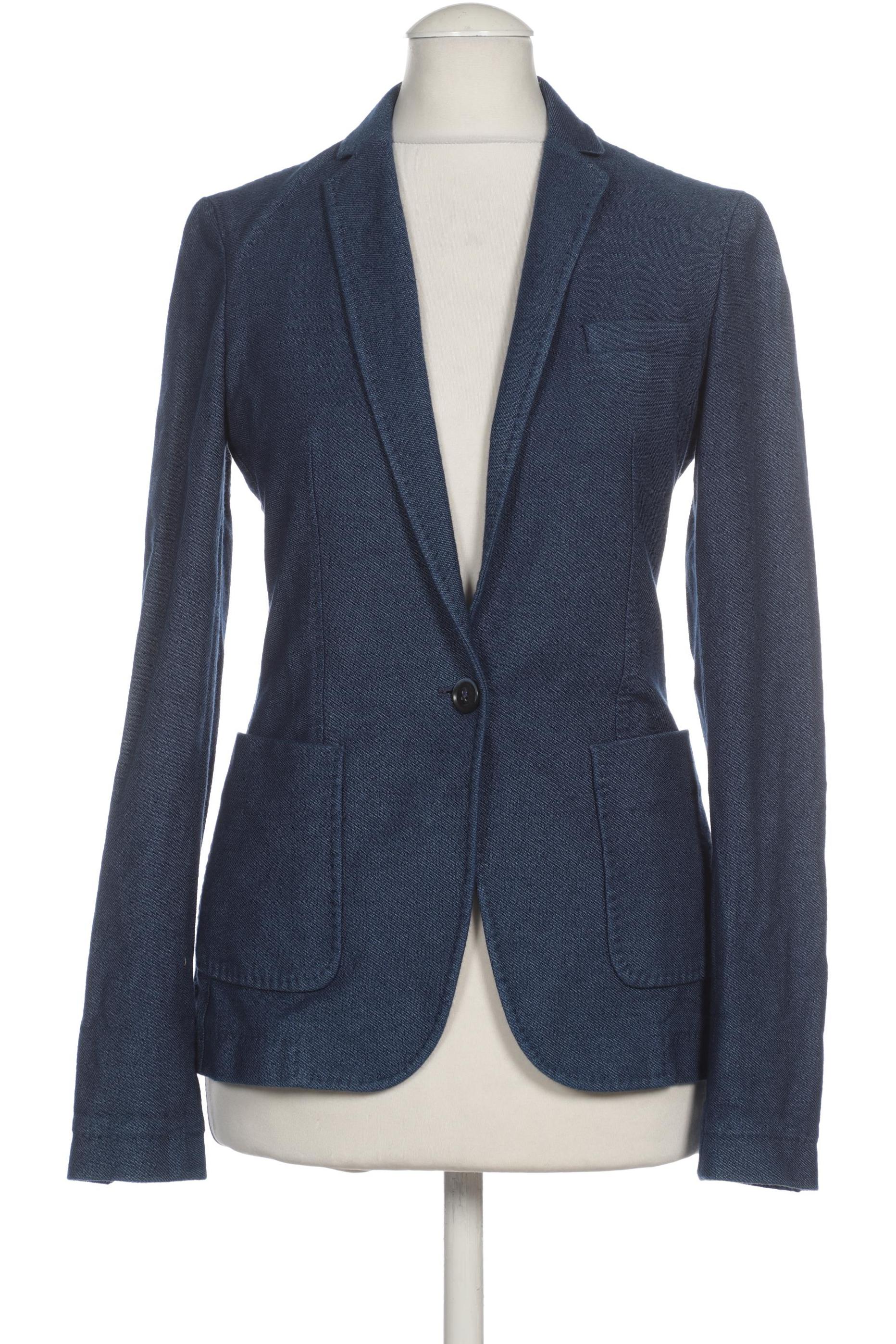 

Massimo Dutti Damen Blazer, blau, Gr. 32