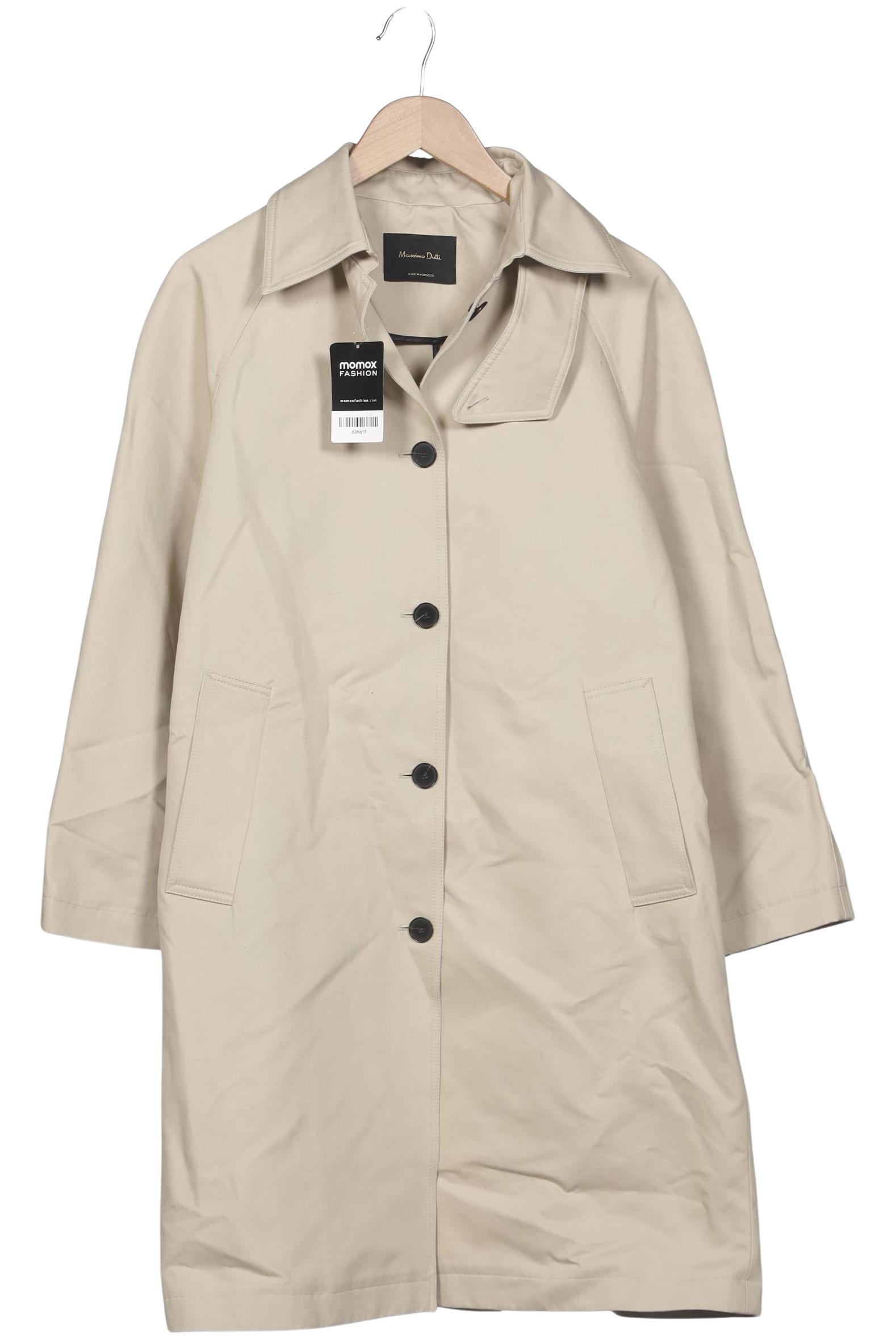 

Massimo Dutti Damen Mantel, beige, Gr. 38