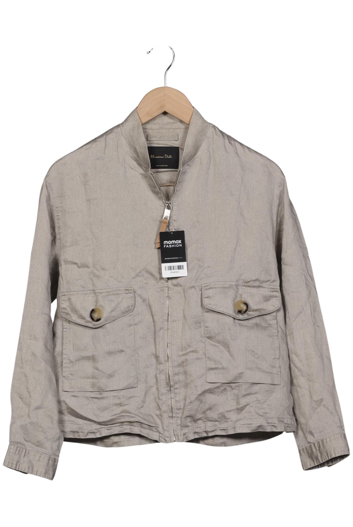

Massimo Dutti Damen Jacke, beige, Gr. 38