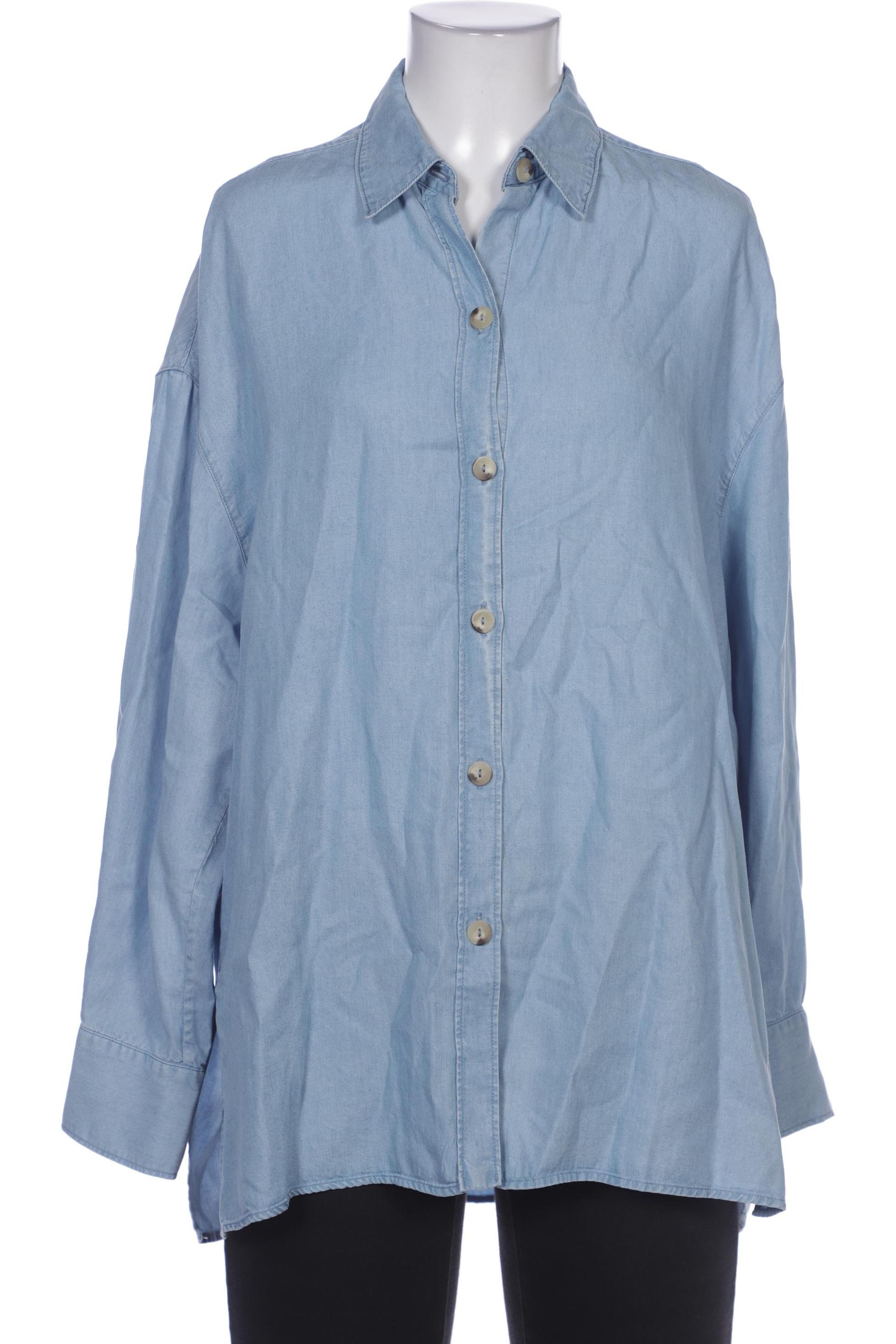 

Massimo Dutti Damen Bluse, hellblau, Gr. 36