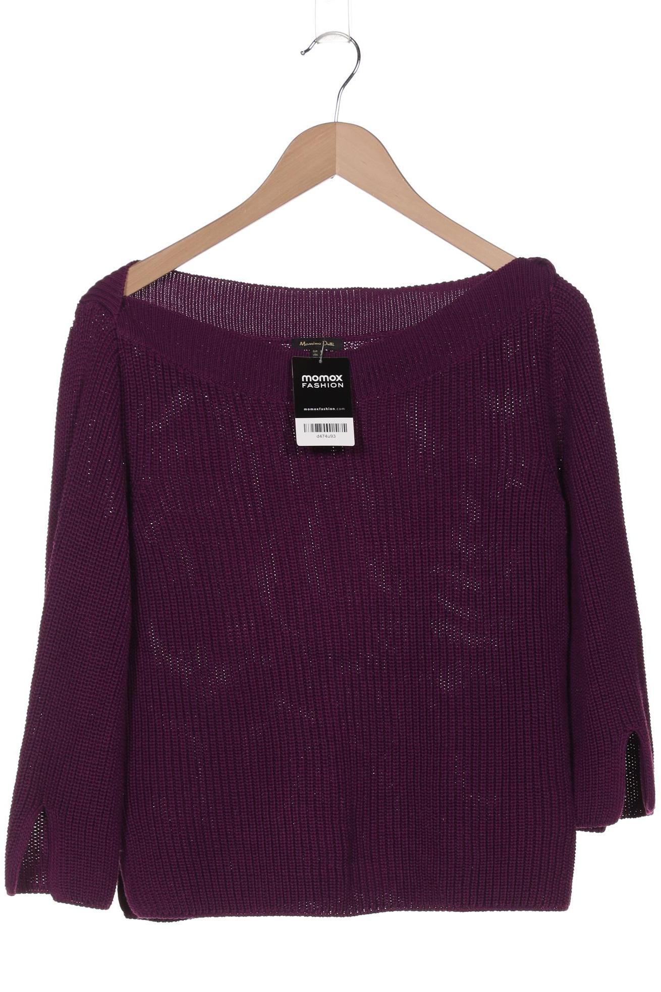 

Massimo Dutti Damen Pullover, bordeaux, Gr. 36