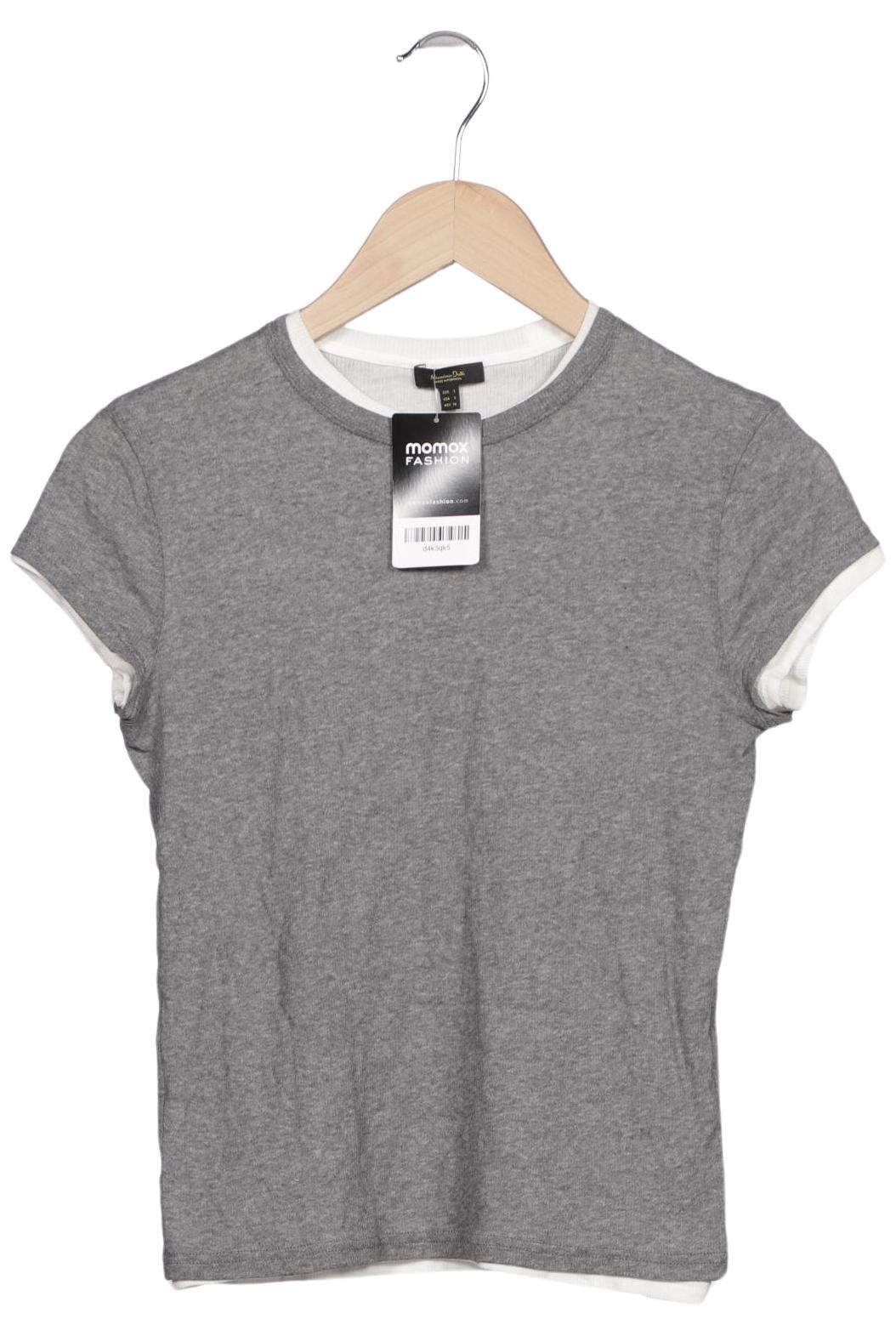 

Massimo Dutti Damen T-Shirt, grau, Gr. 36