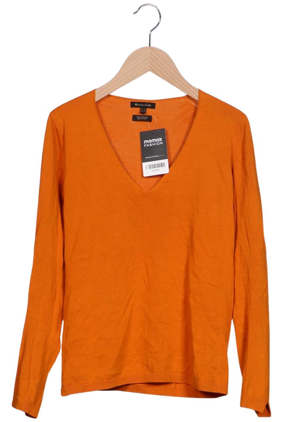

Massimo Dutti Damen Pullover, orange, Gr. 38
