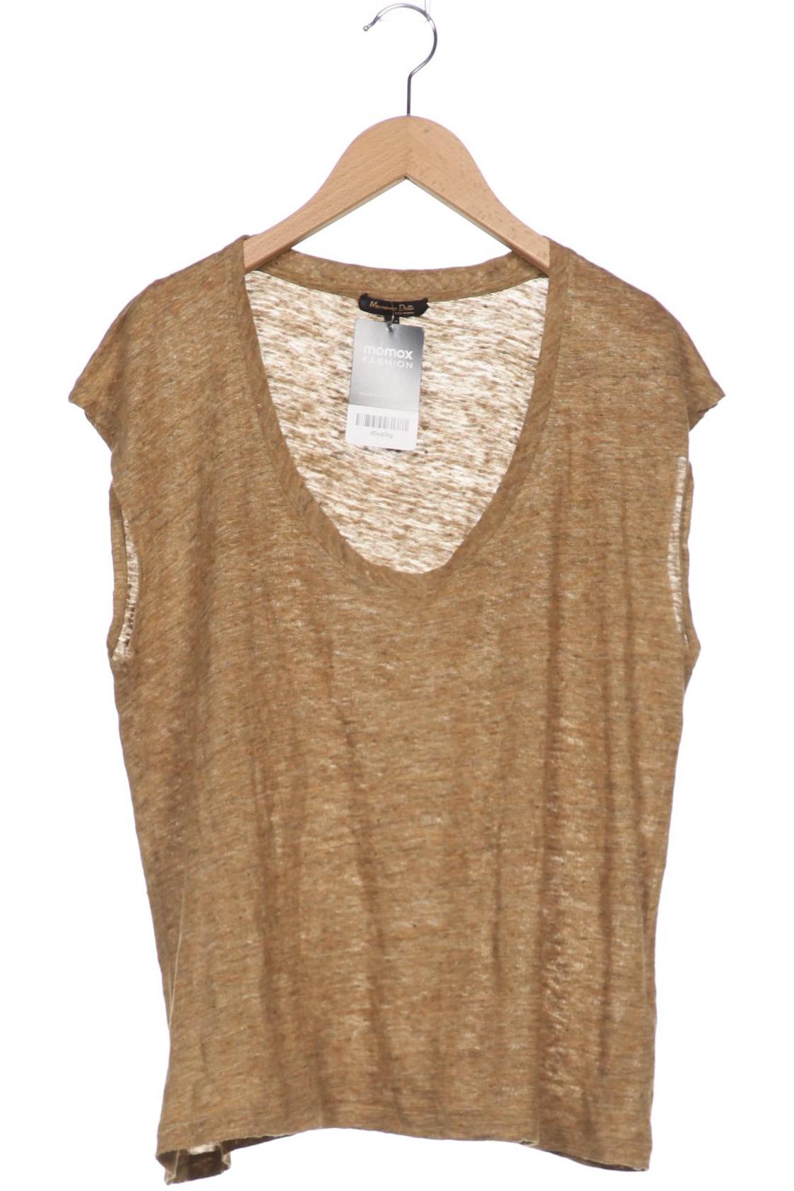 

Massimo Dutti Damen T-Shirt, braun, Gr. 38