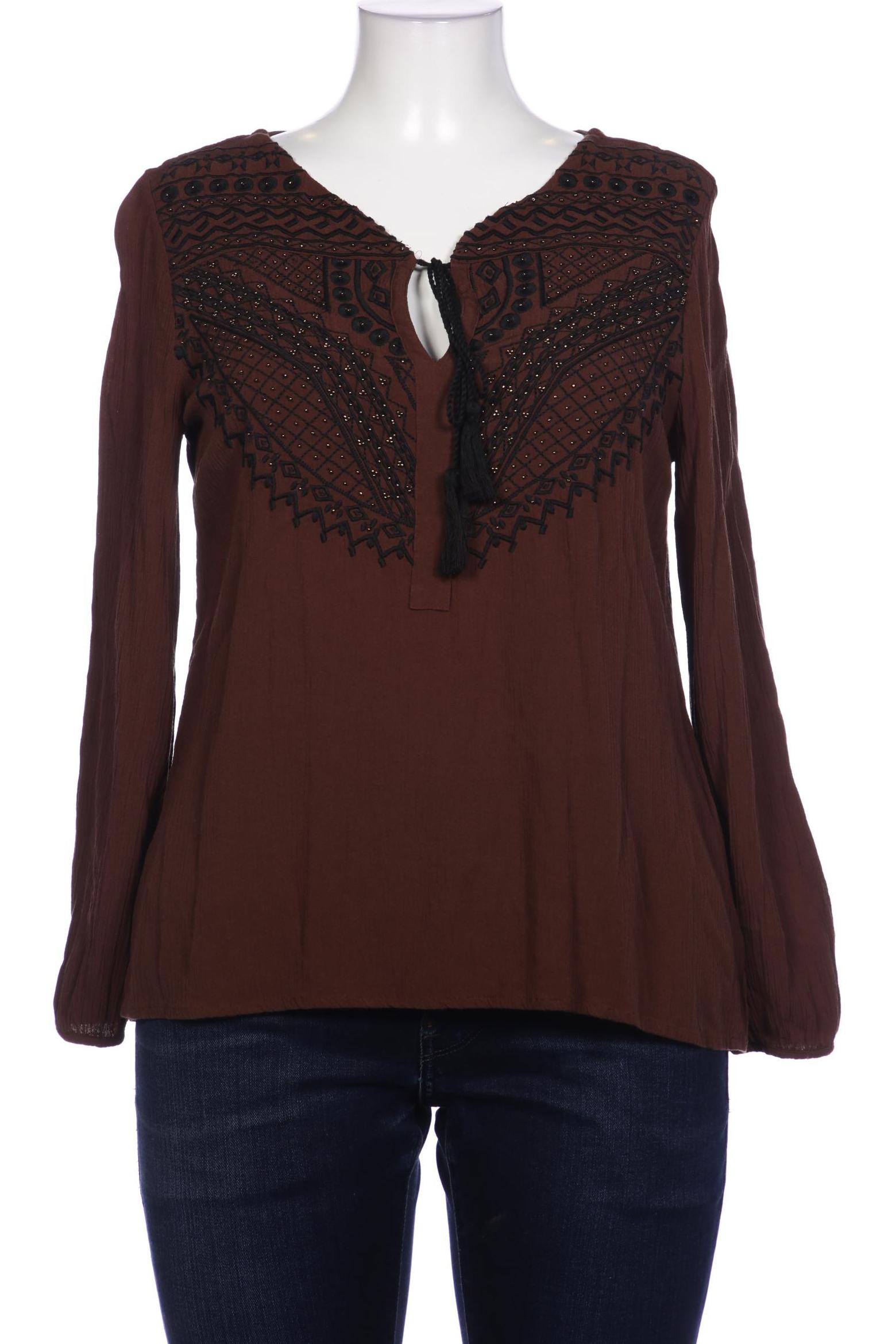 

Massimo Dutti Damen Bluse, braun