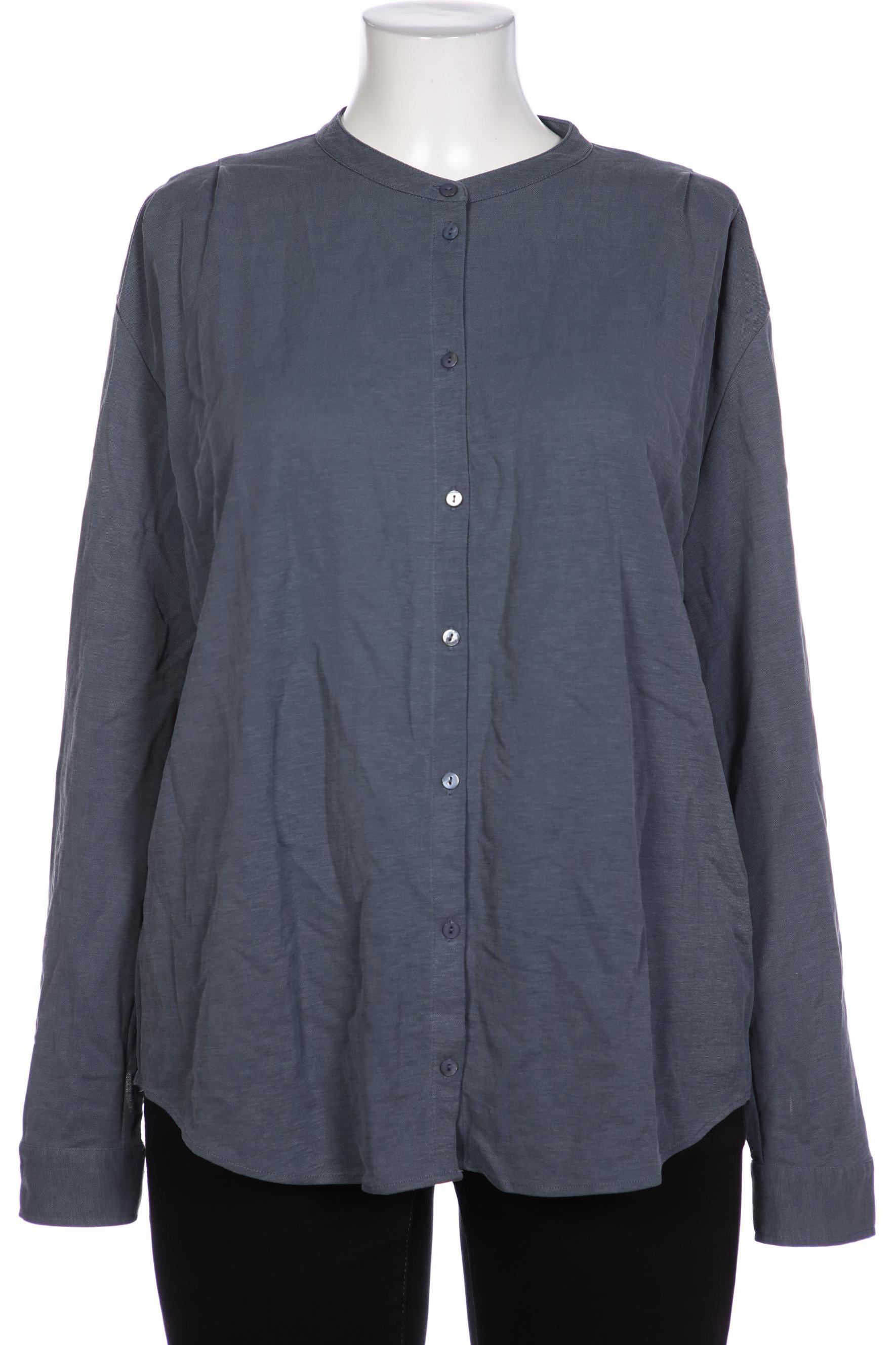 

Massimo Dutti Damen Bluse, marineblau, Gr. 44
