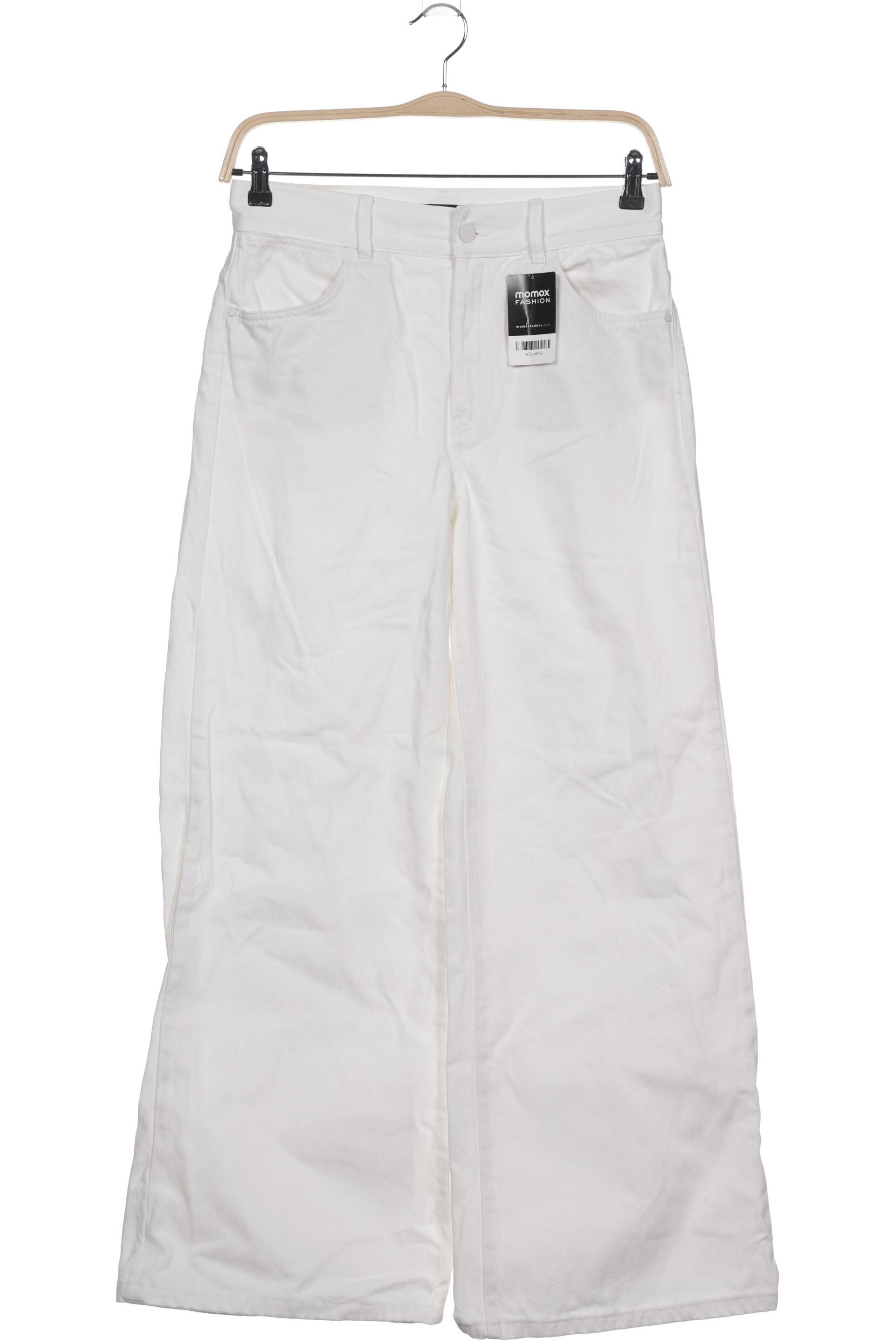 

Massimo Dutti Damen Jeans, weiß, Gr. 40