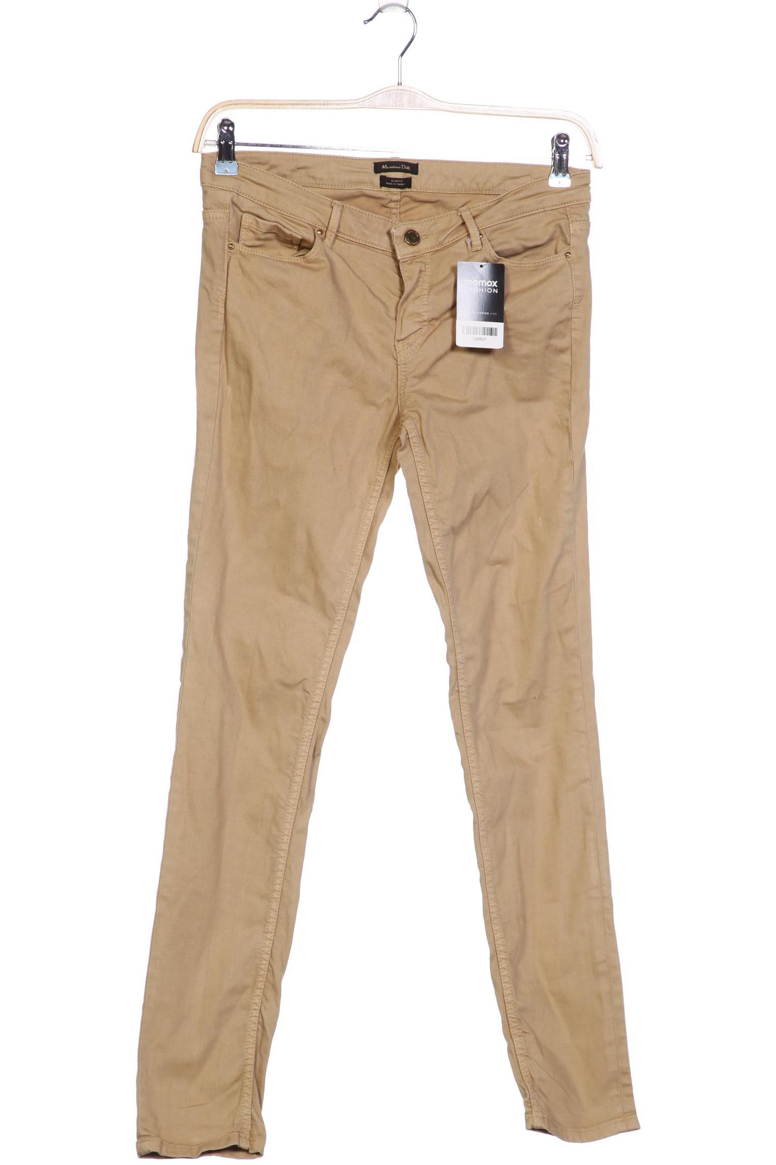 

Massimo Dutti Damen Jeans, beige, Gr. 38
