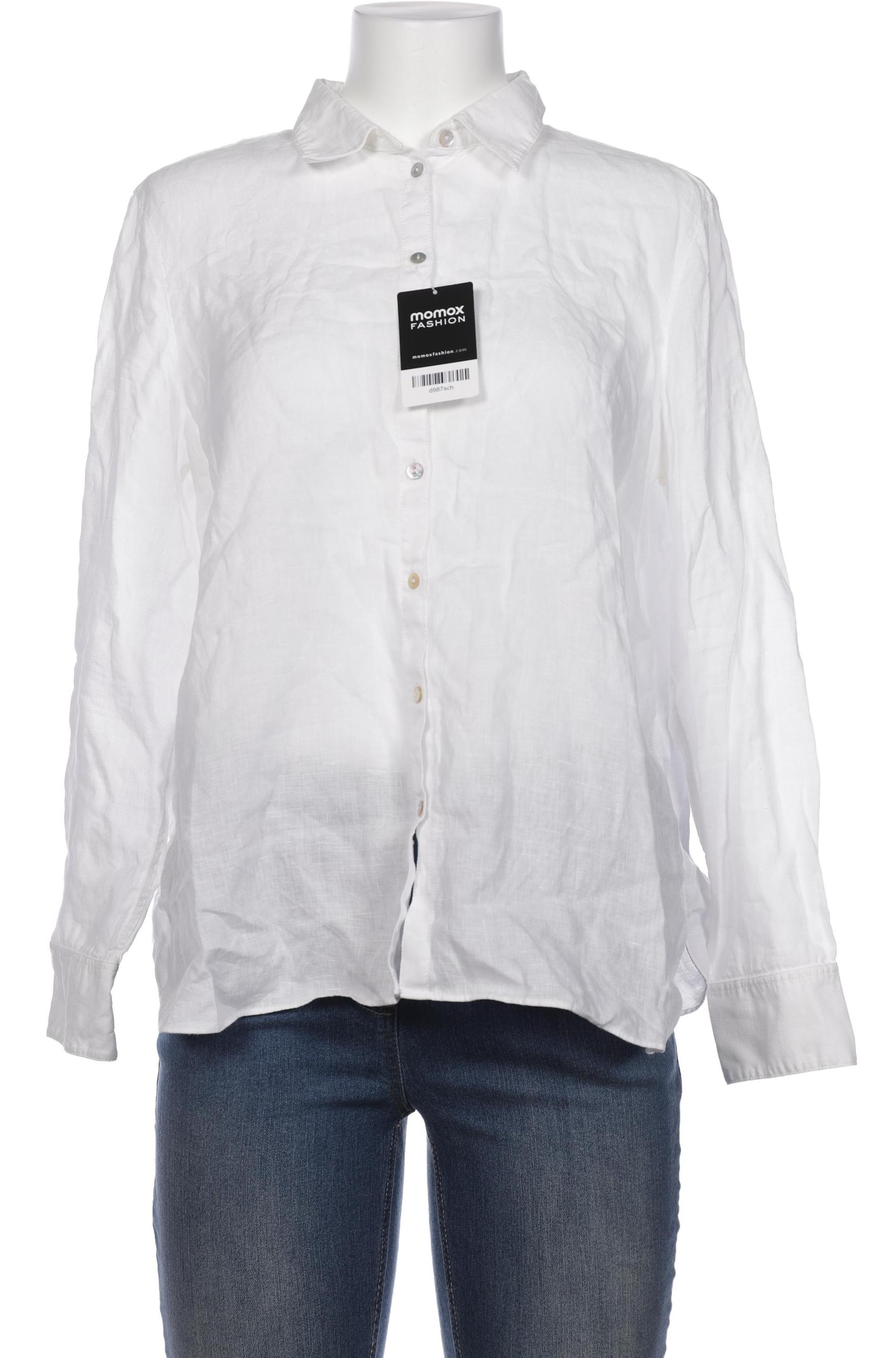 

Massimo Dutti Damen Bluse, weiß, Gr. 40