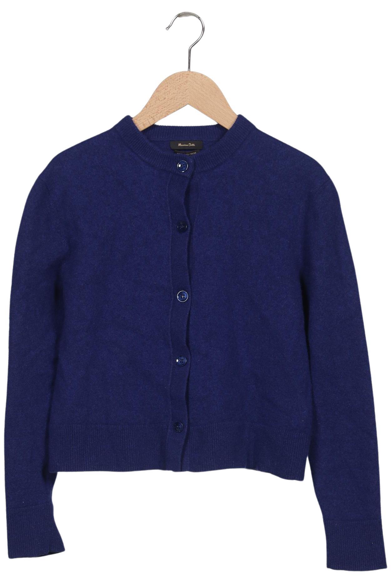 

Massimo Dutti Damen Strickjacke, marineblau, Gr. 36