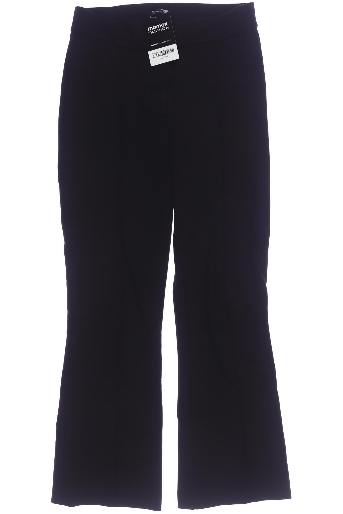 

Massimo Dutti Damen Stoffhose, schwarz, Gr. 0