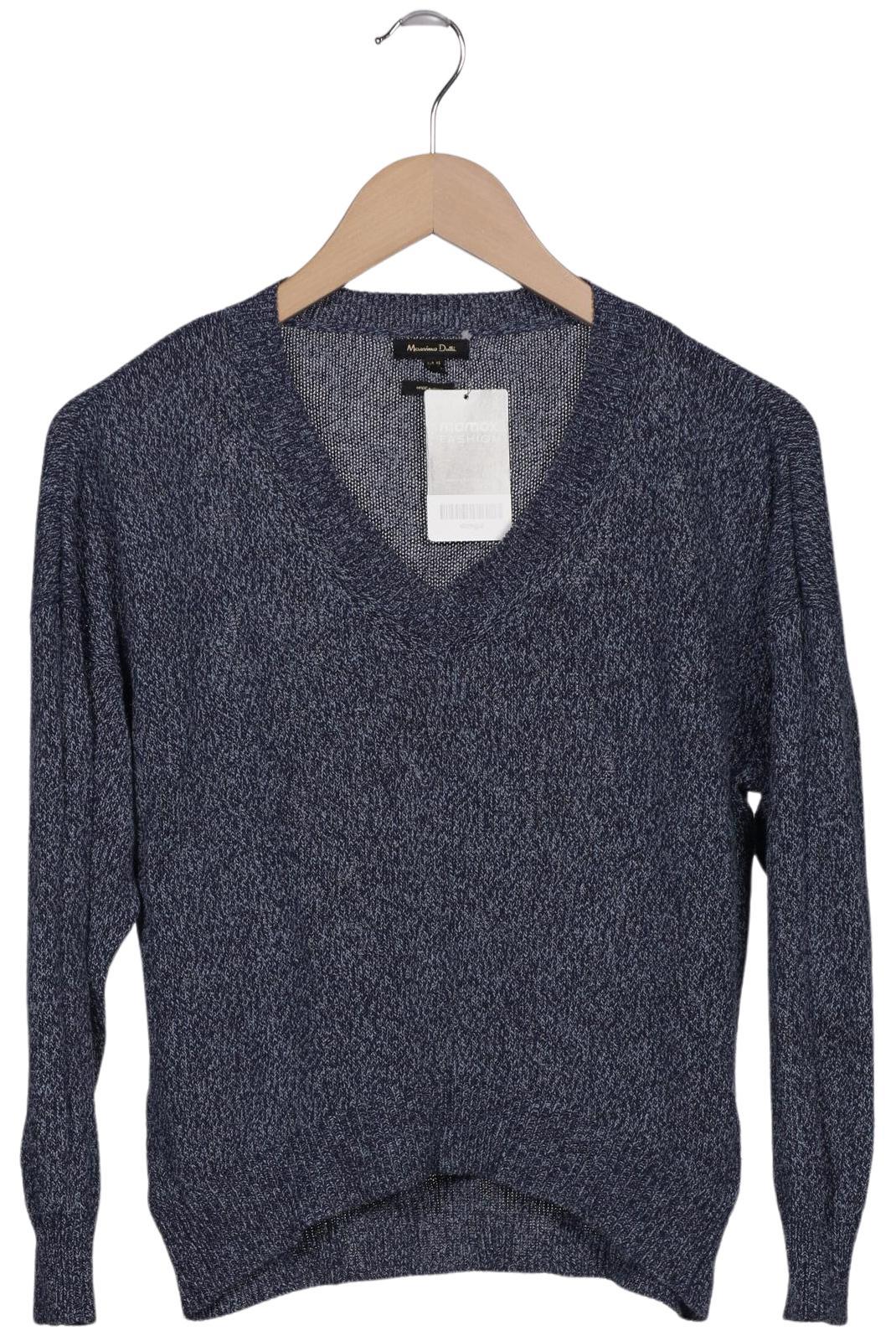 

Massimo Dutti Damen Pullover, marineblau, Gr. 34