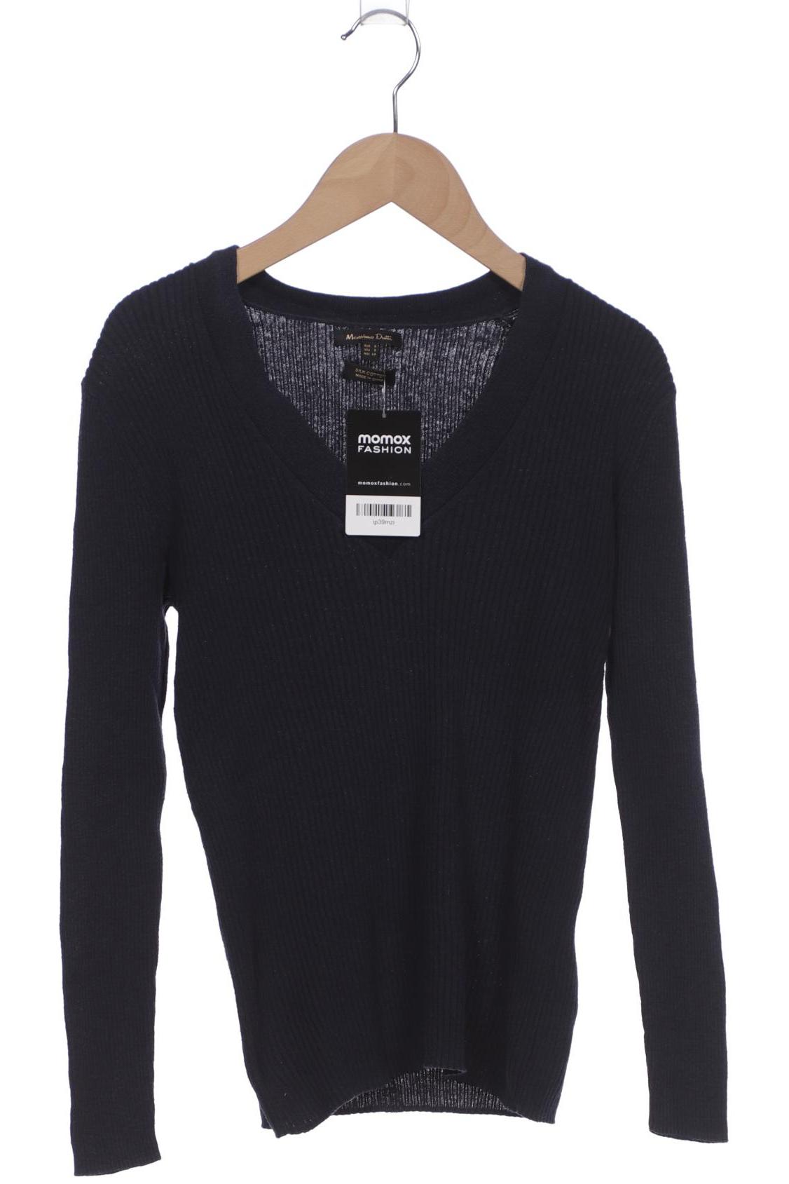 

Massimo Dutti Damen Pullover, marineblau, Gr. 36