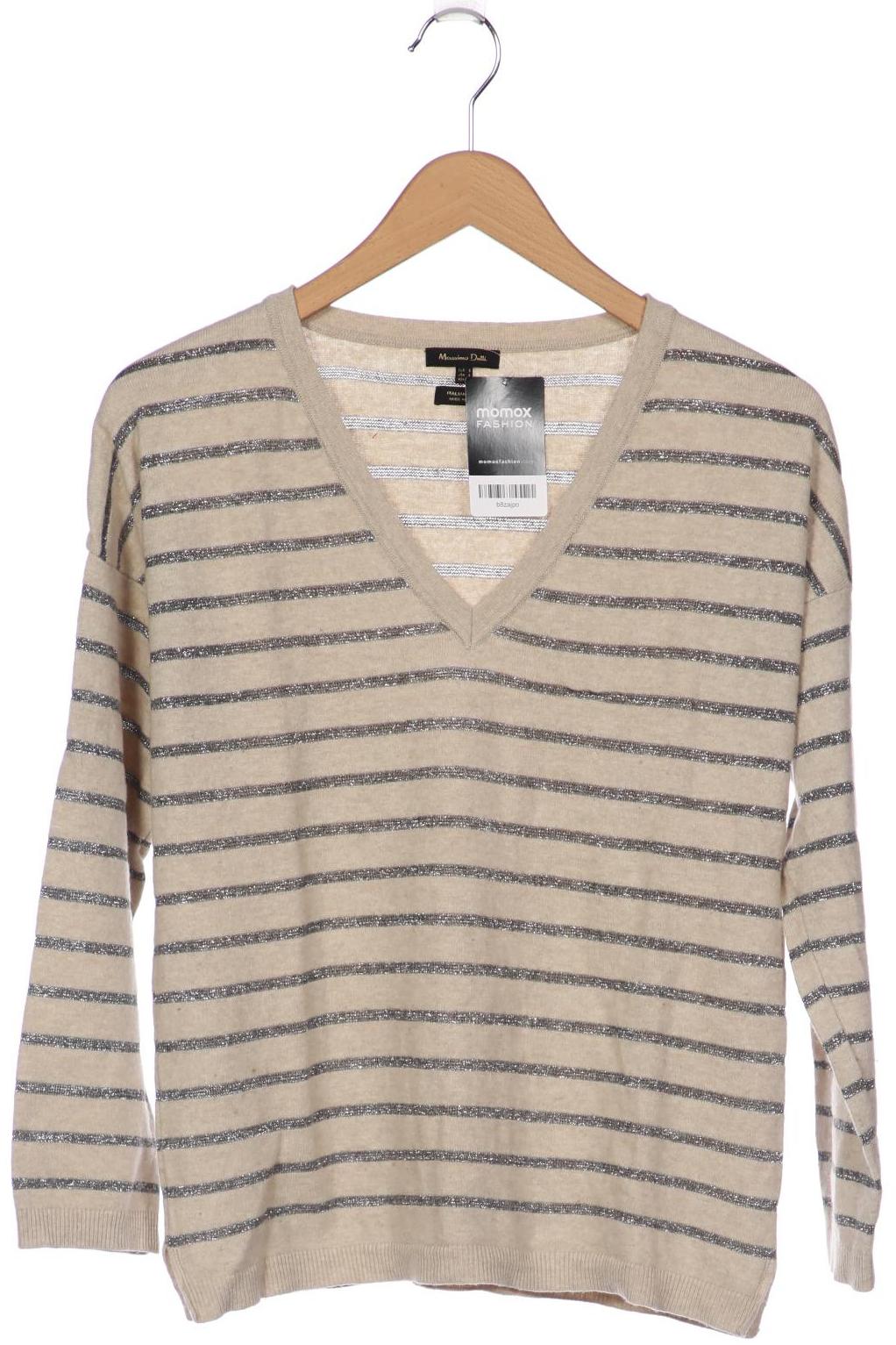 

Massimo Dutti Damen Pullover, beige, Gr. 36
