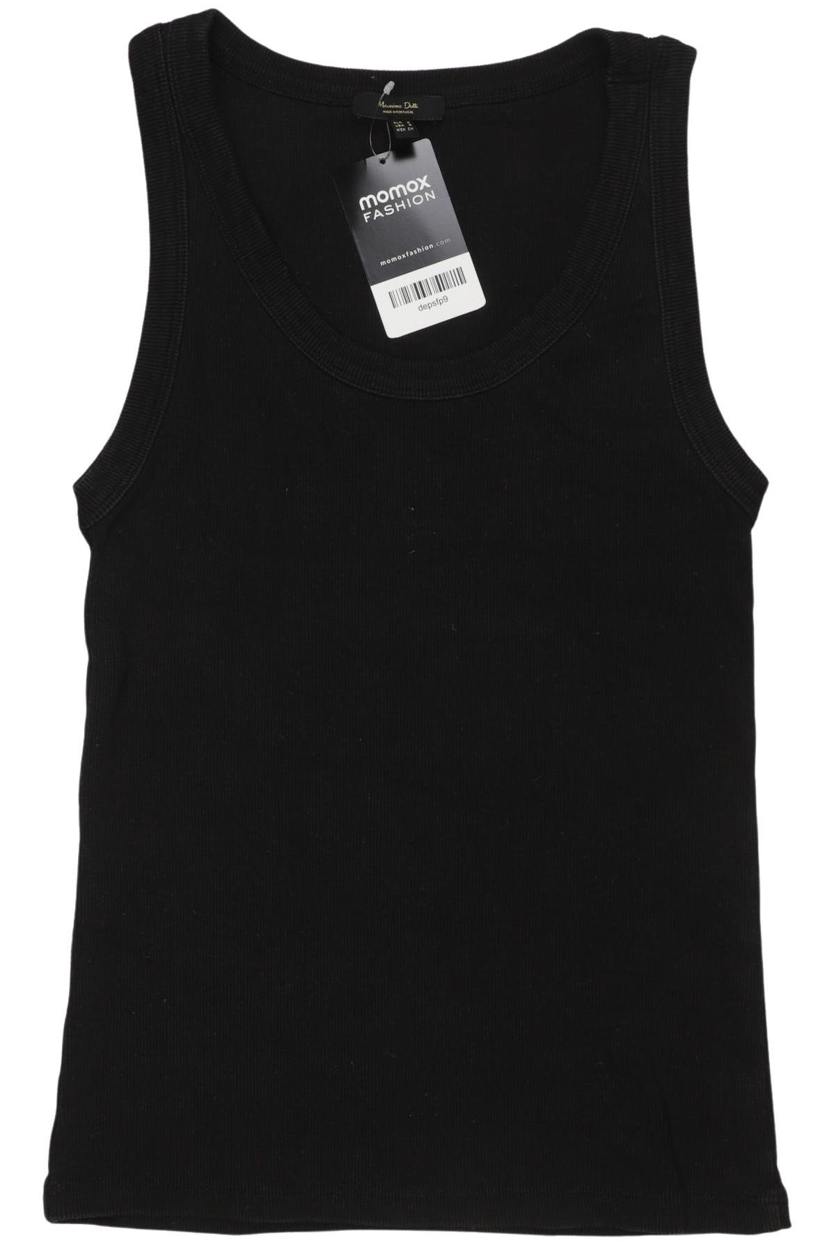 

Massimo Dutti Damen Top, schwarz, Gr. 36
