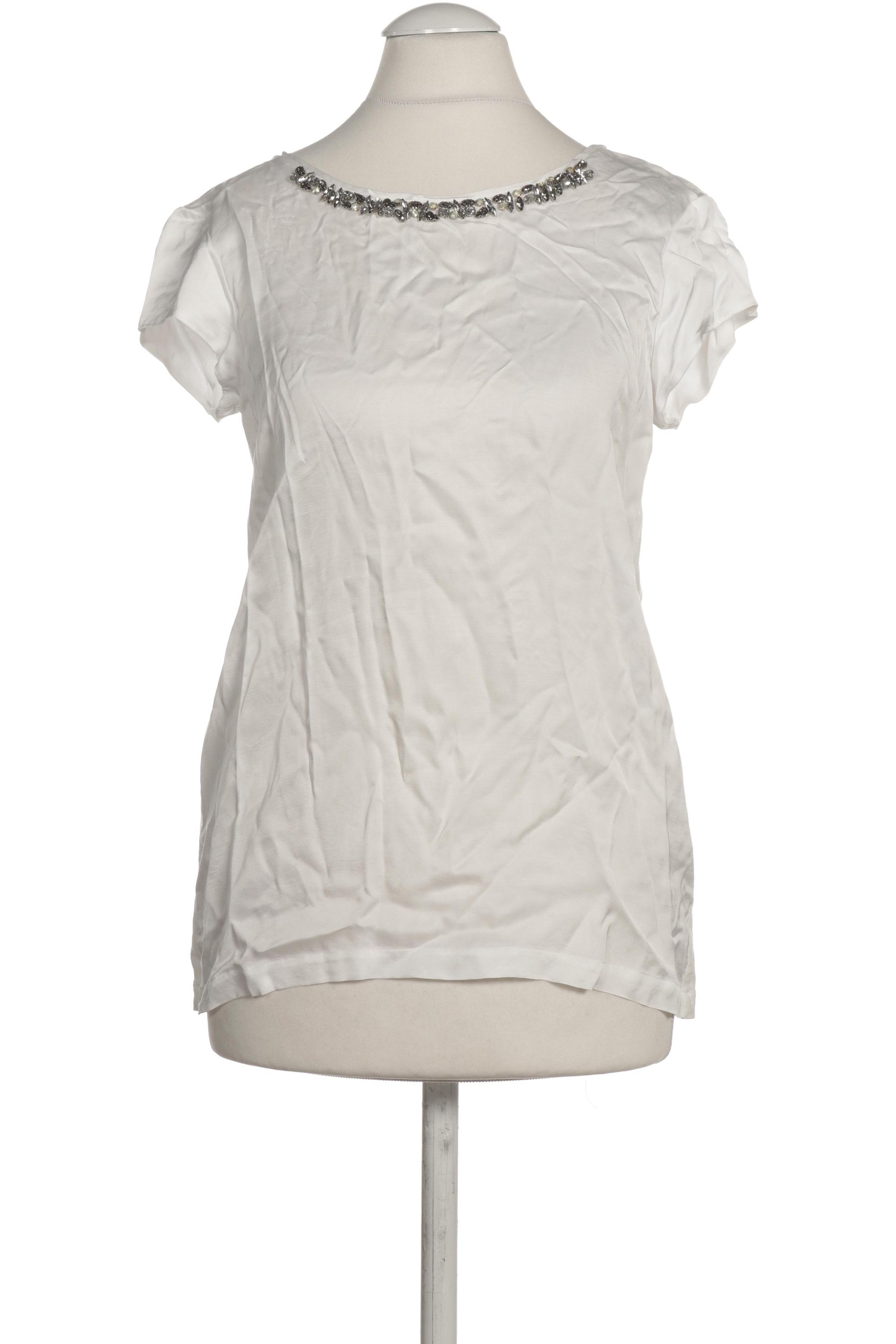 

Massimo Dutti Damen Bluse, weiß, Gr. 34