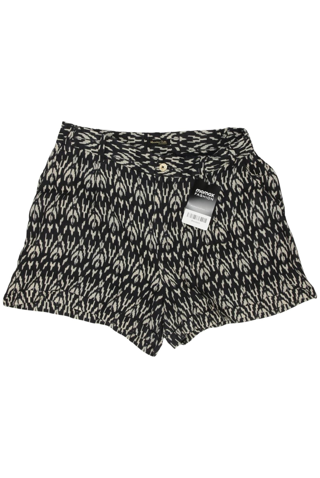 

Massimo Dutti Damen Shorts, schwarz, Gr. 40