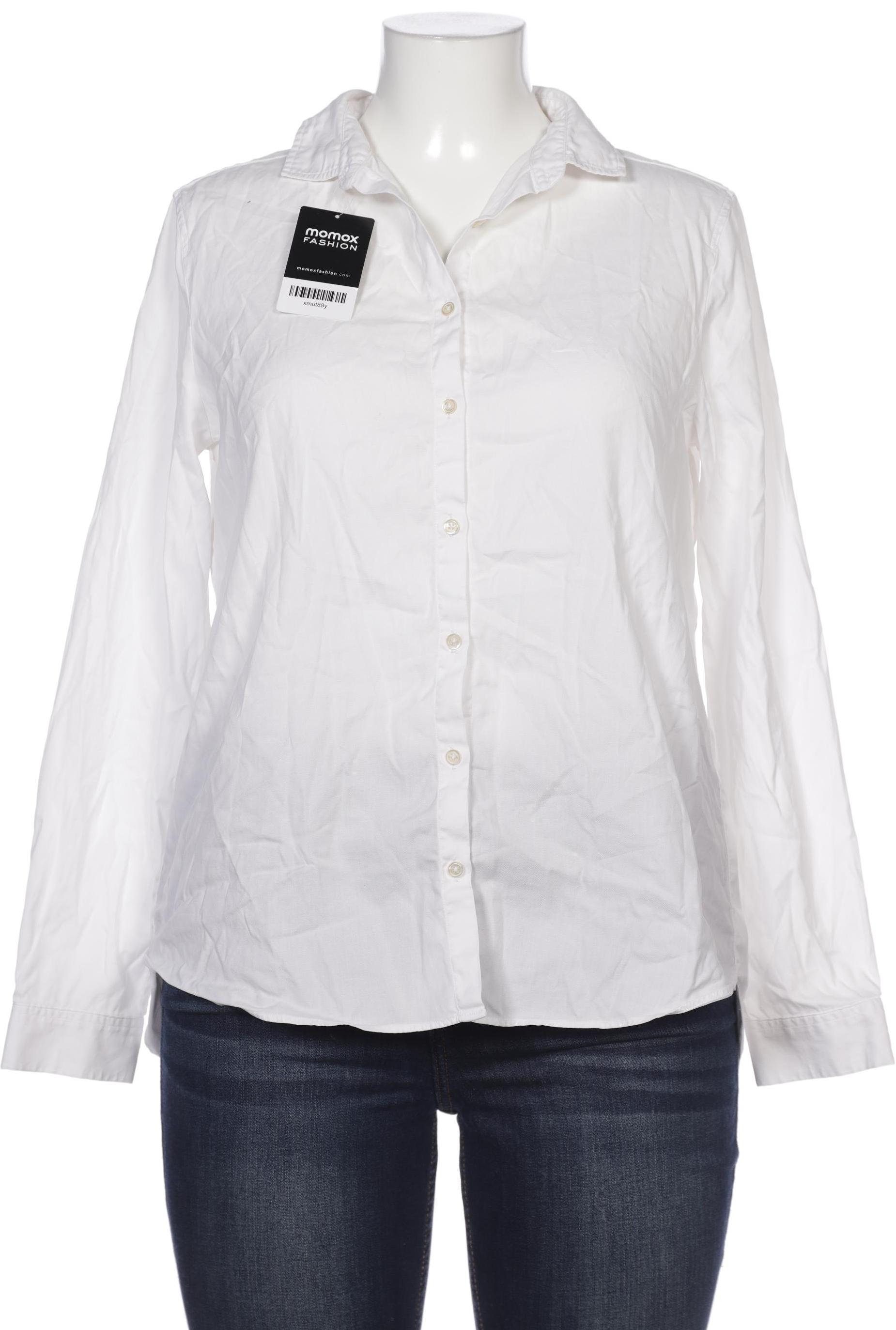 

Massimo Dutti Damen Bluse, weiß, Gr. 44