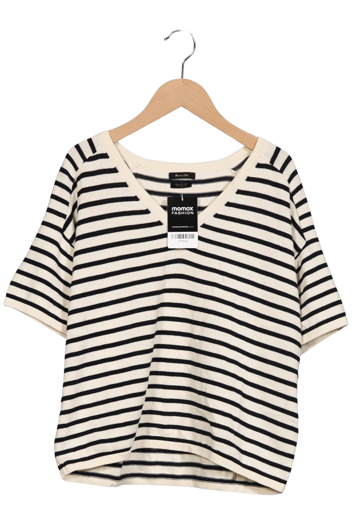 

Massimo Dutti Damen Pullover, cremeweiß, Gr. 34