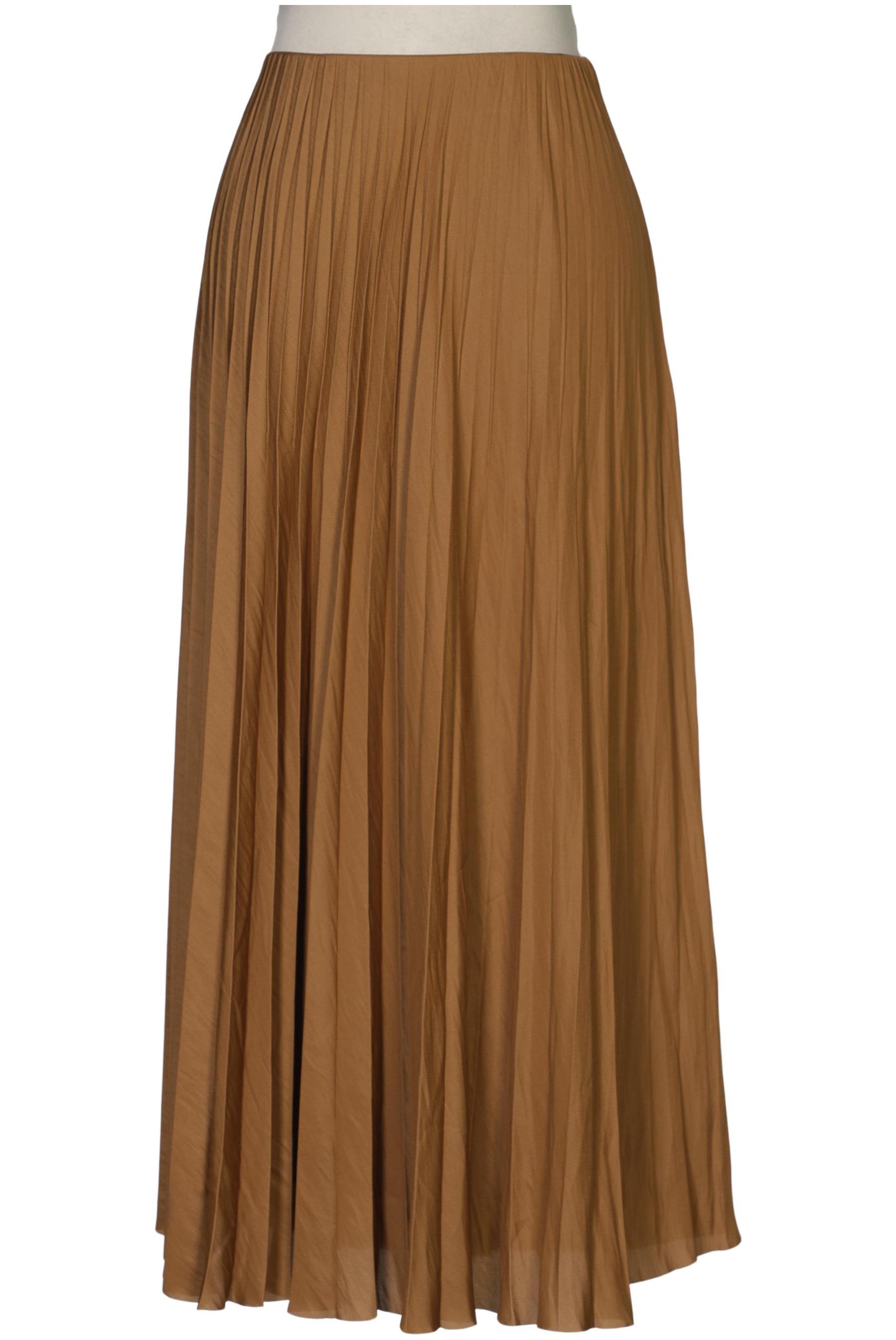 

Massimo Dutti Damen Rock, beige, Gr. 38