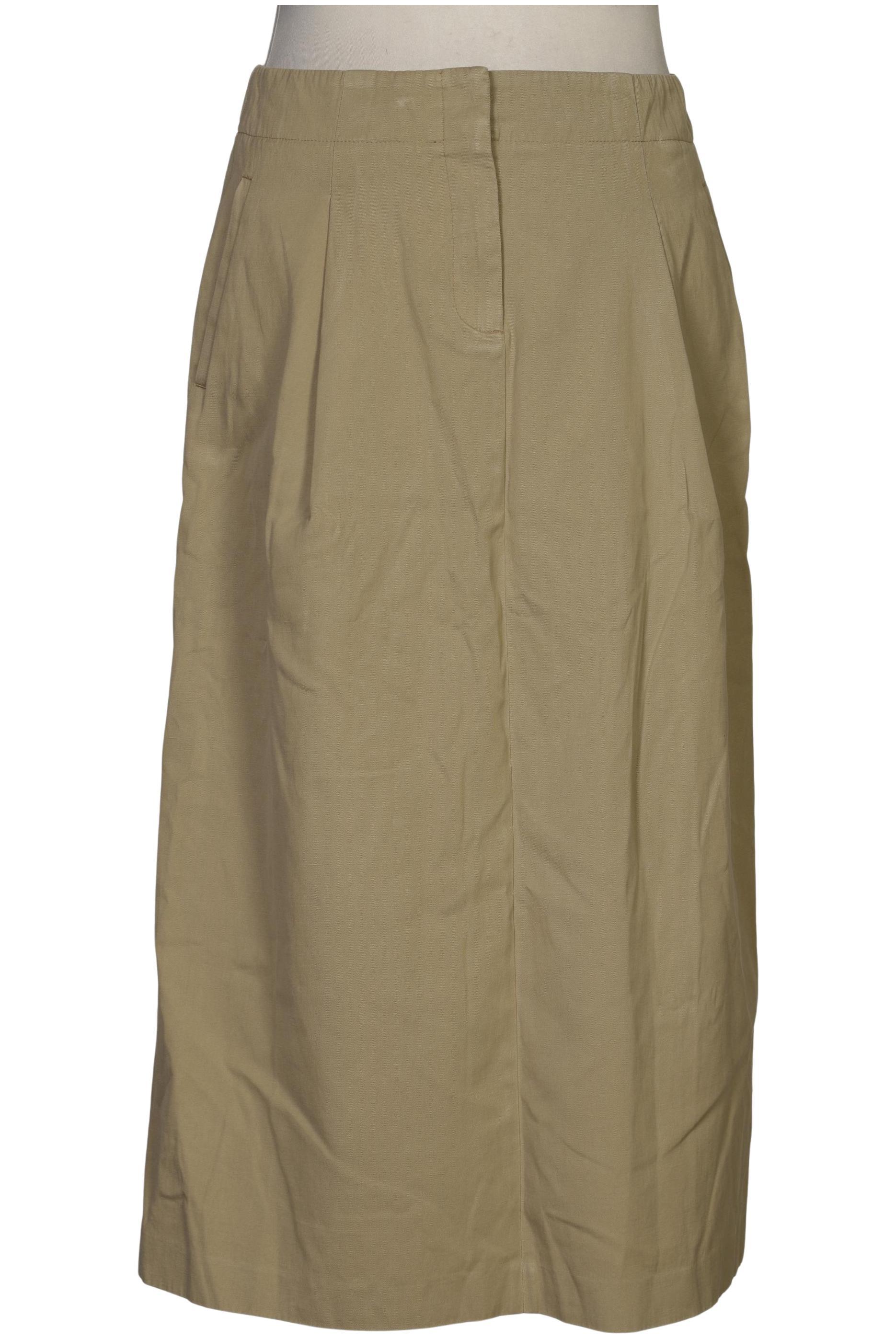 

Massimo Dutti Damen Rock, beige, Gr. 42