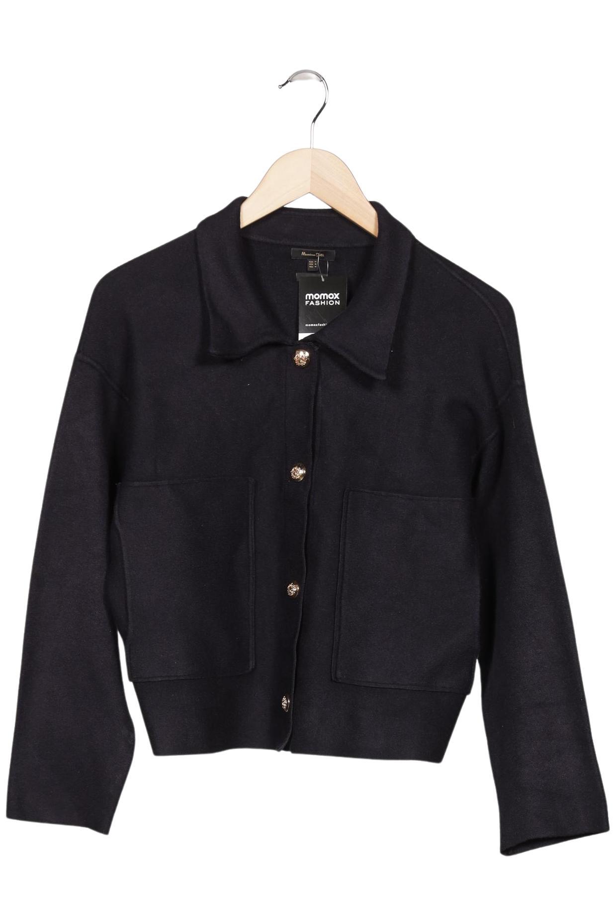 

Massimo Dutti Damen Strickjacke, marineblau, Gr. 38