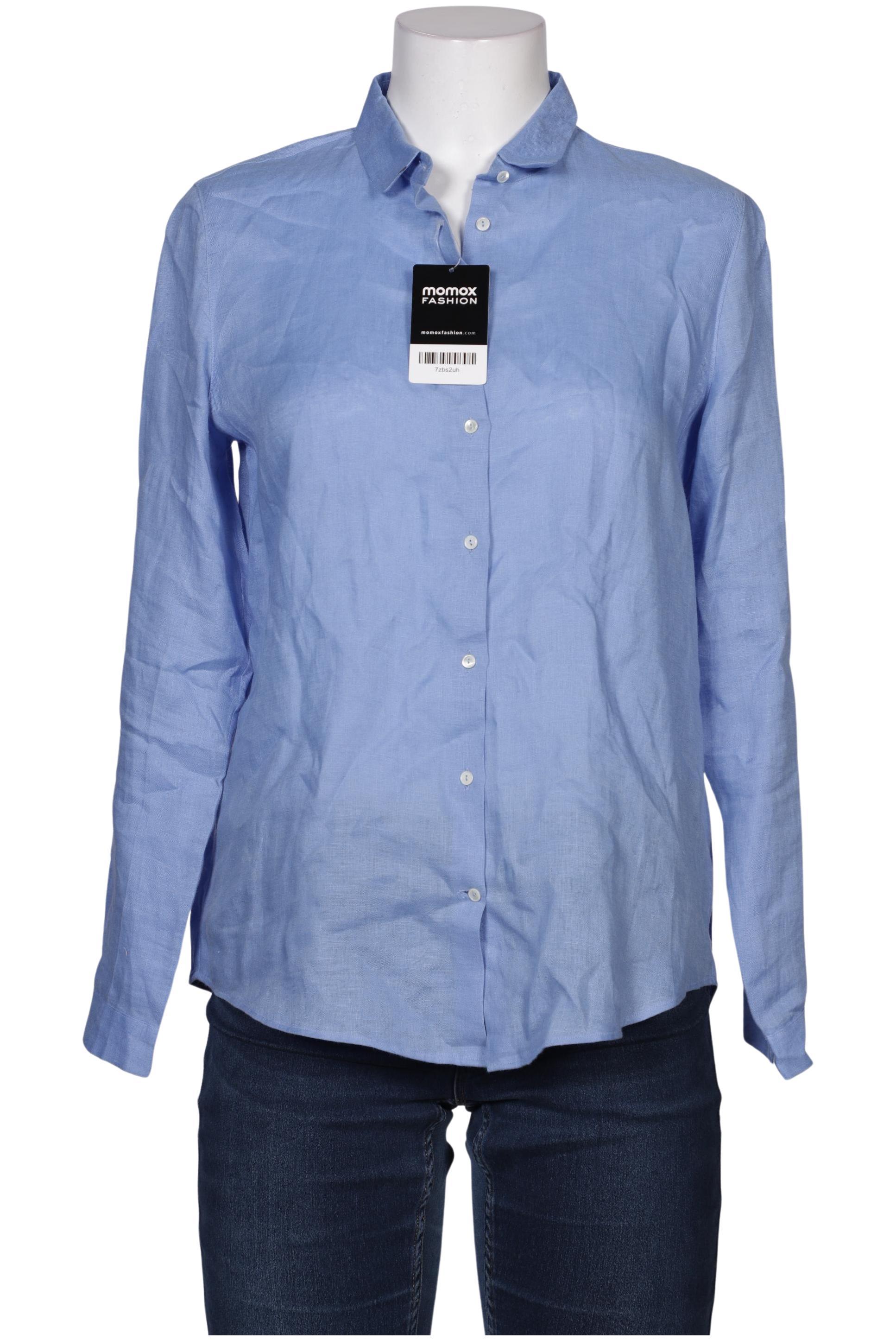 

Massimo Dutti Damen Bluse, blau, Gr. 38