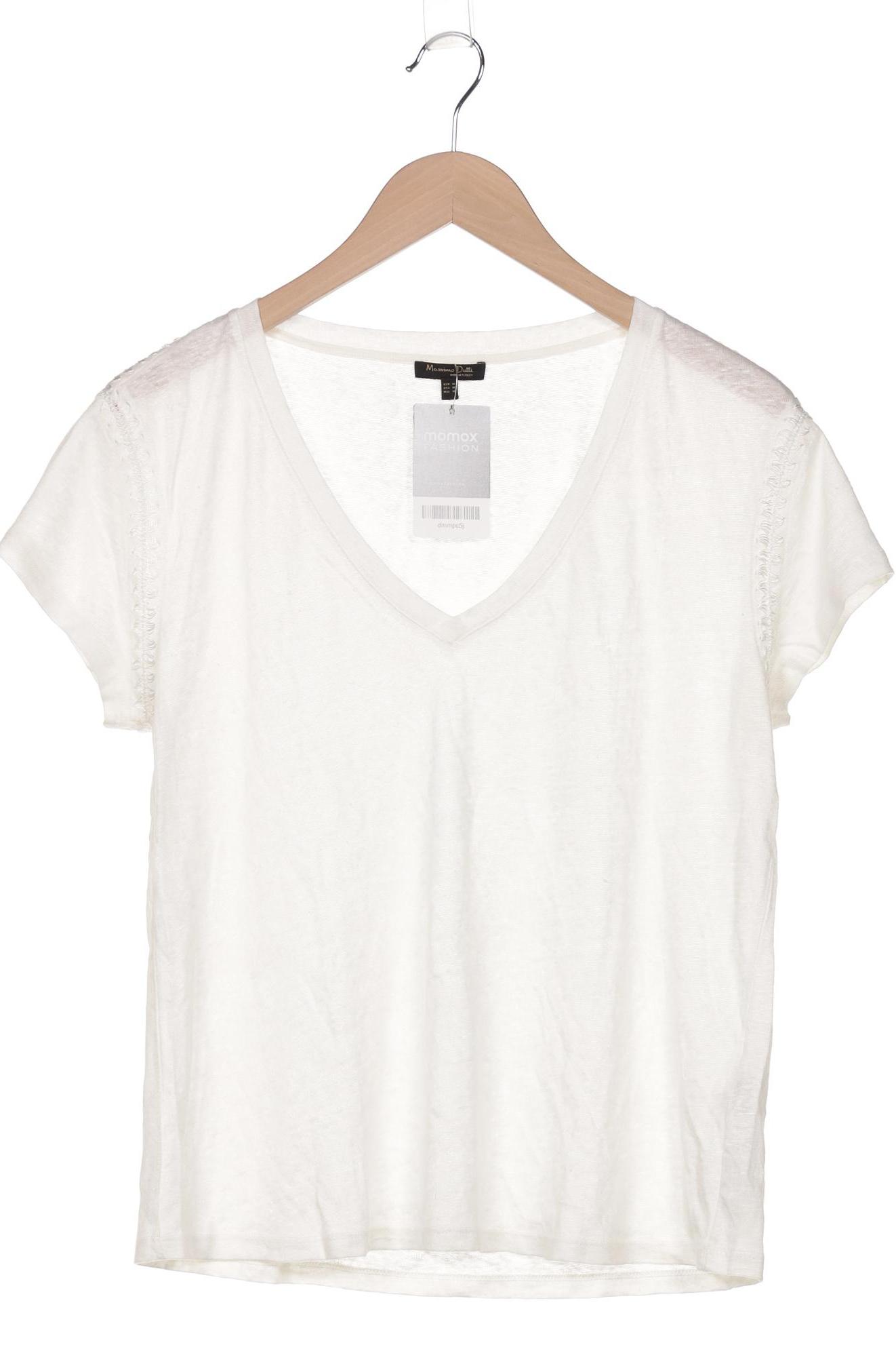 

Massimo Dutti Damen T-Shirt, weiß, Gr. 38