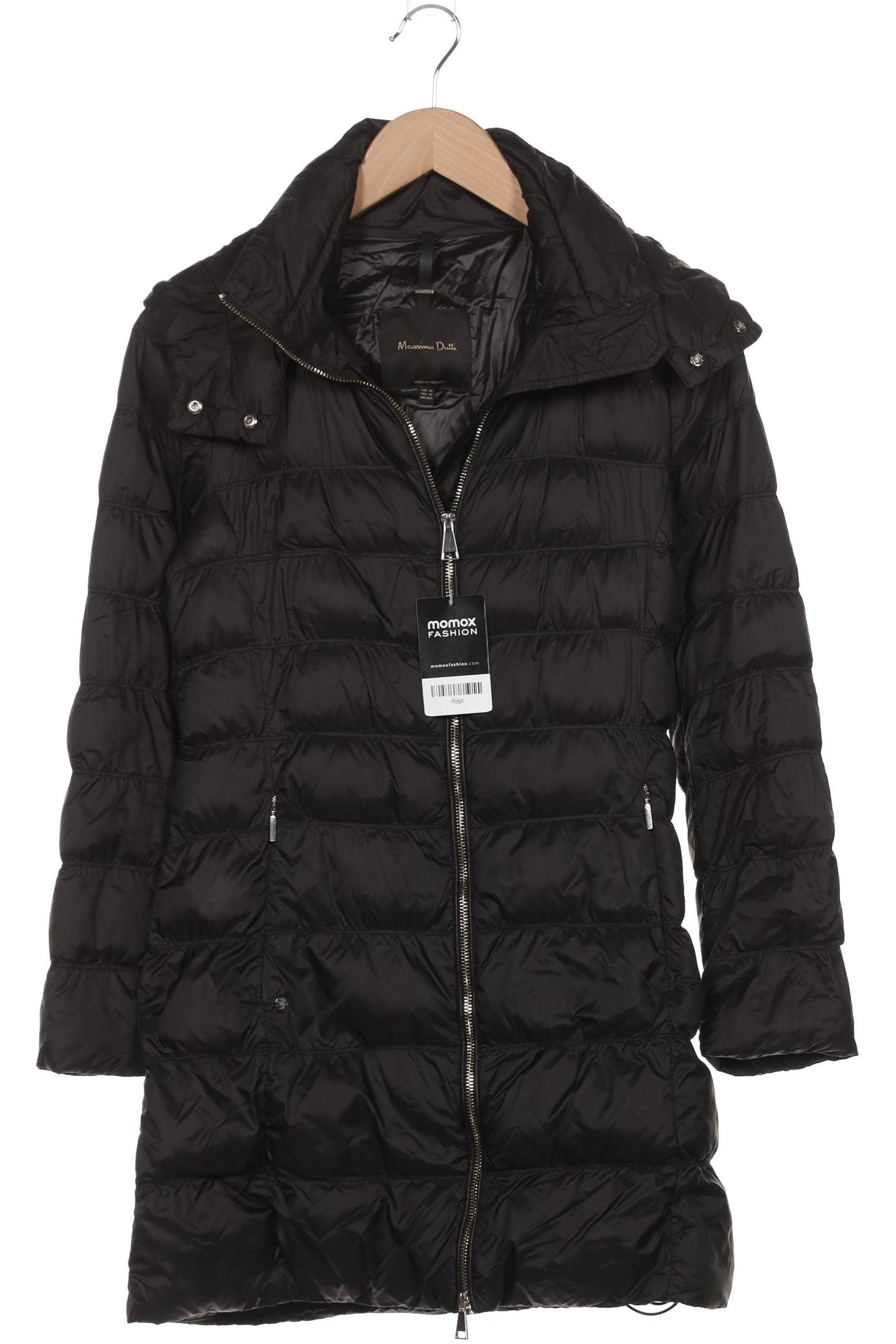 

Massimo Dutti Damen Mantel, schwarz, Gr. 34