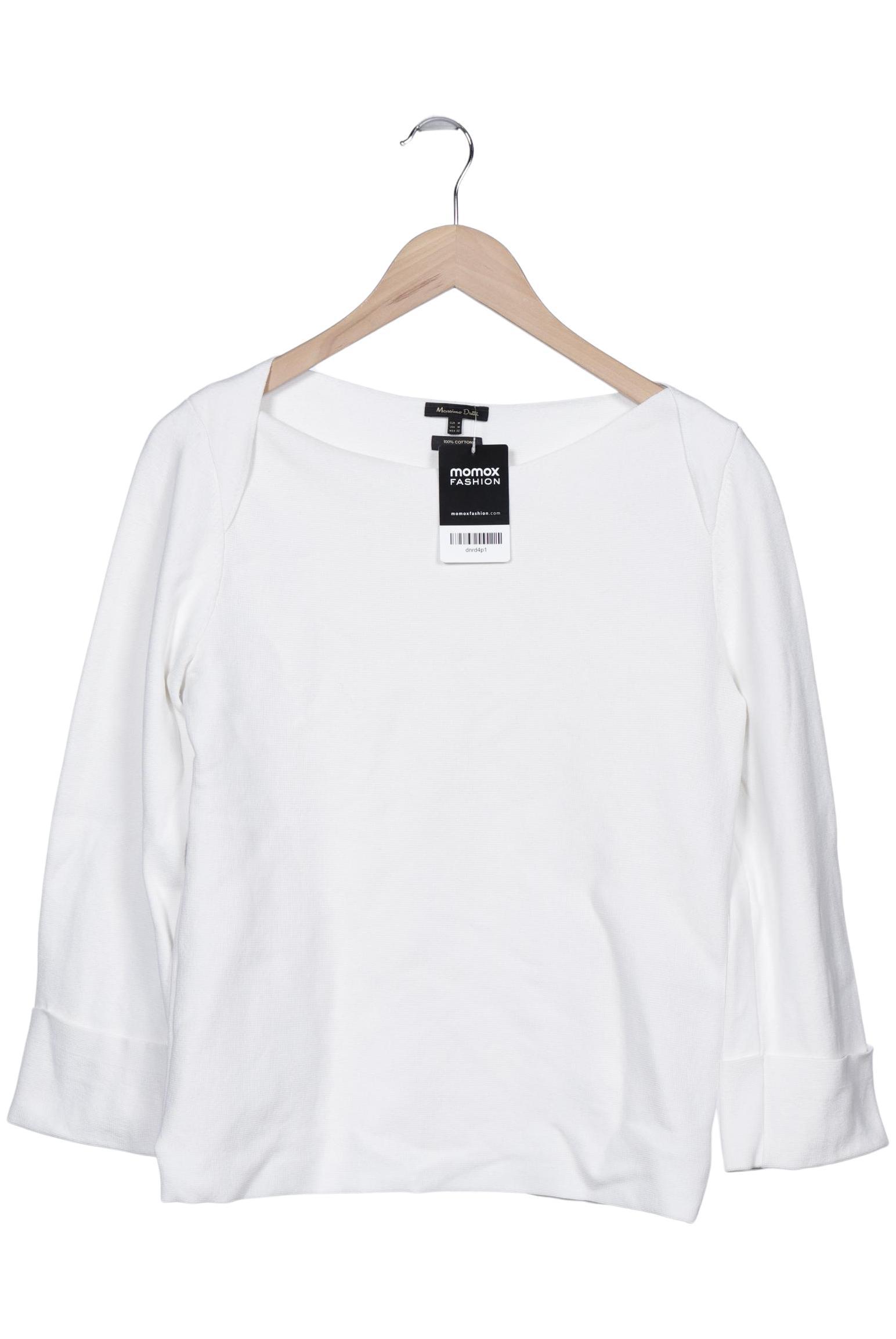 

Massimo Dutti Damen Pullover, weiß, Gr. 38