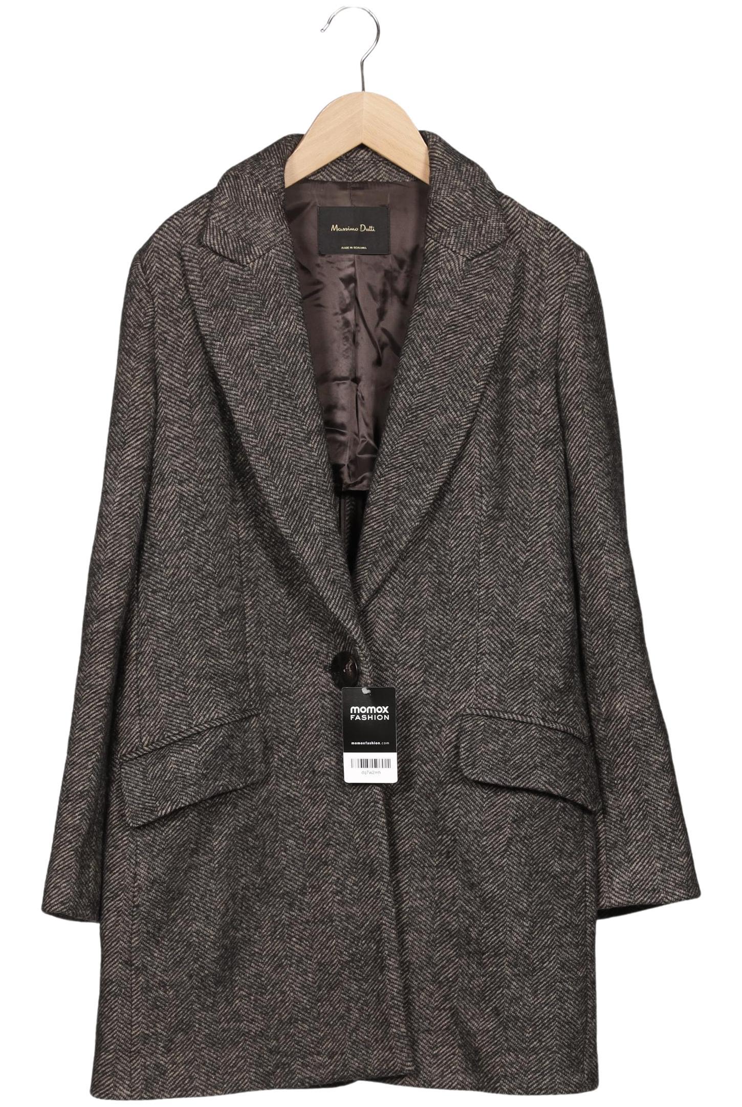 

Massimo Dutti Damen Mantel, grau, Gr. 34