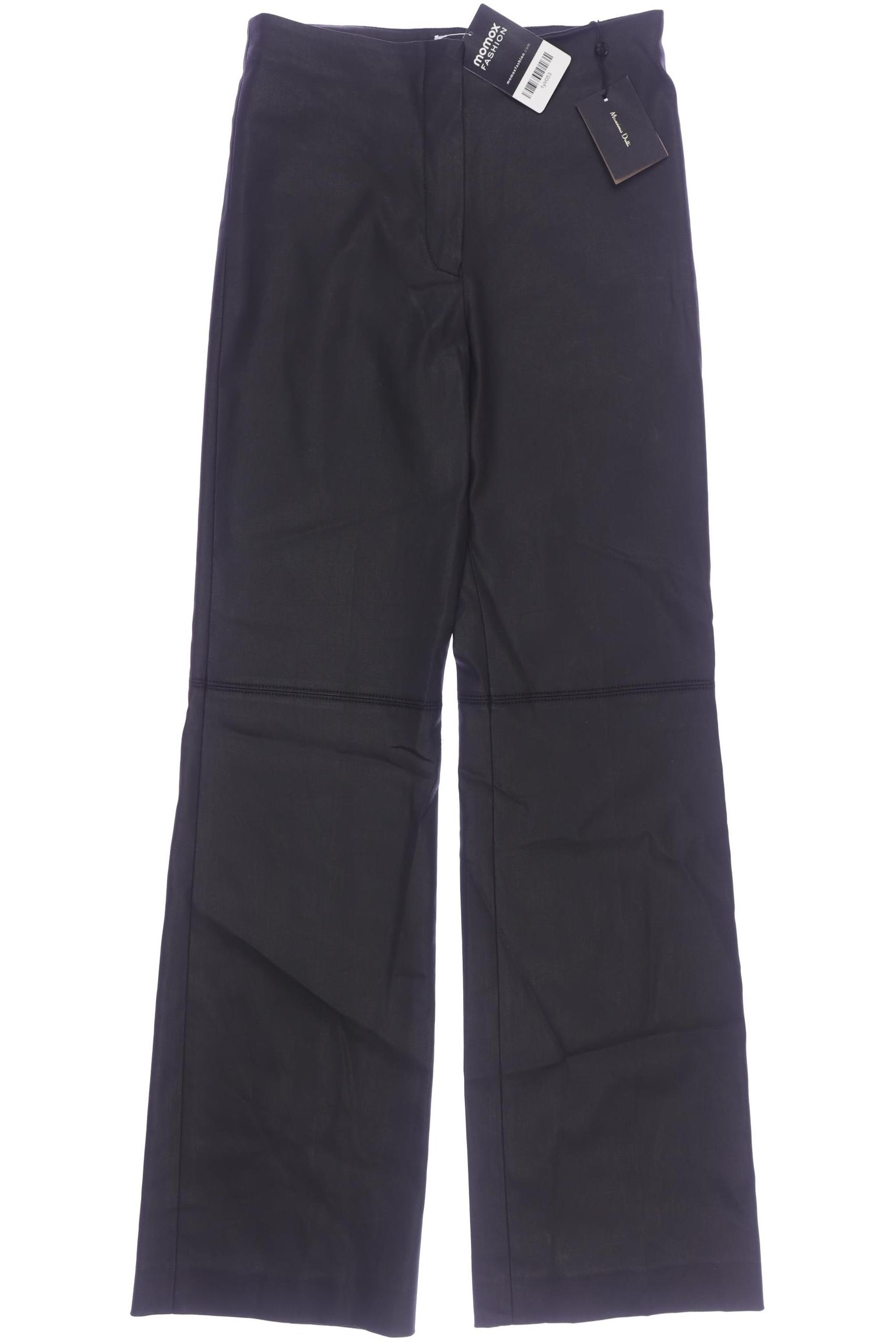 

Massimo Dutti Damen Stoffhose, schwarz, Gr. 36