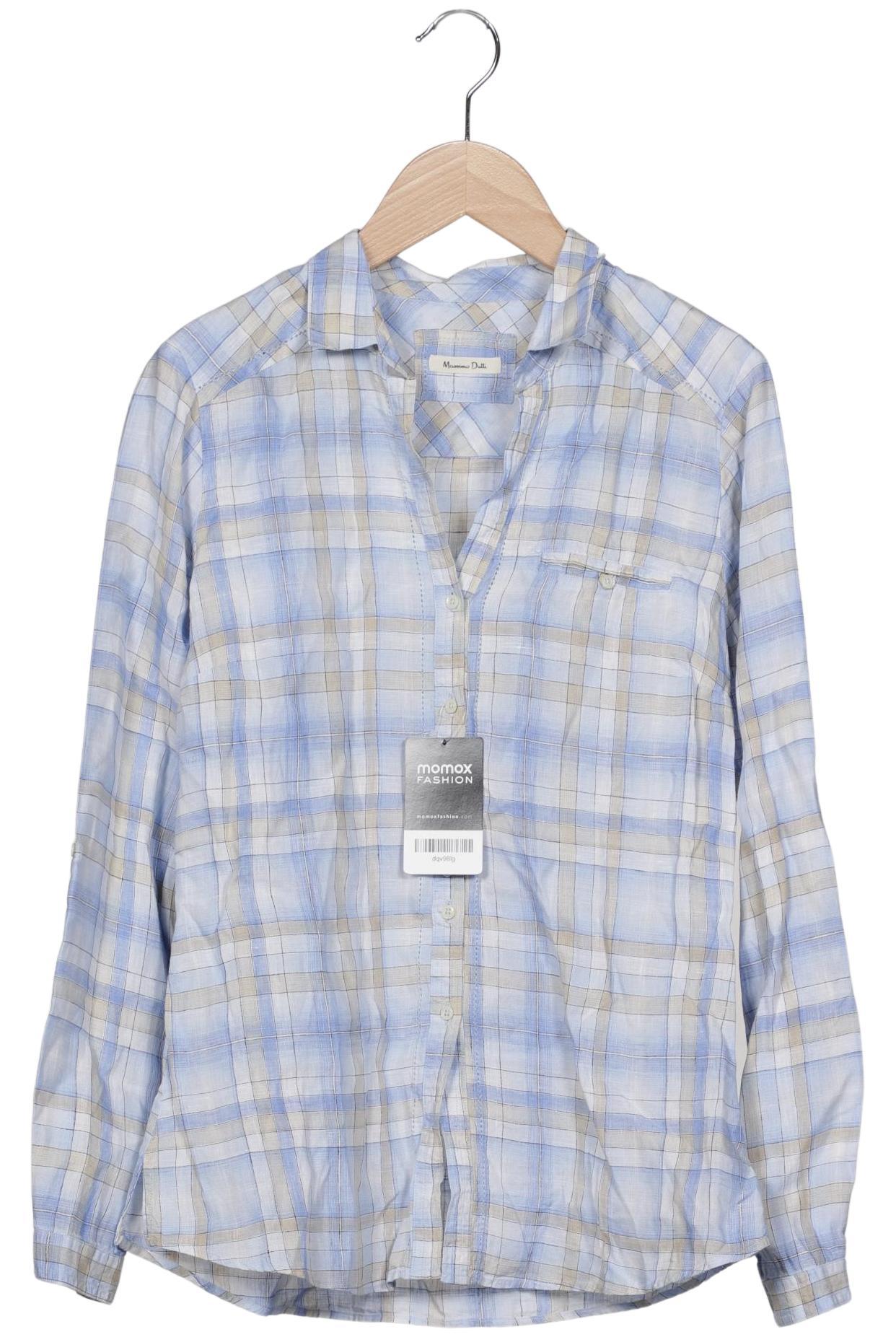 

Massimo Dutti Damen Bluse, hellblau, Gr. 36