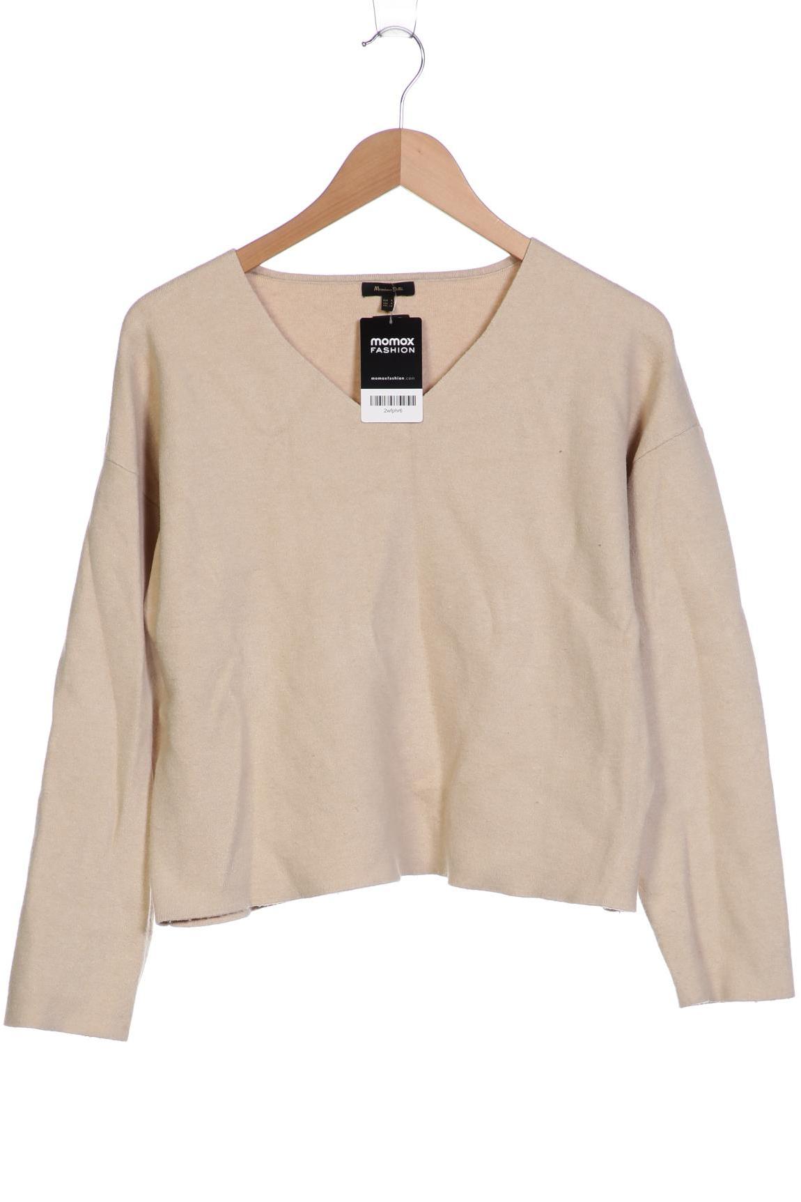 

Massimo Dutti Damen Pullover, beige, Gr. 36