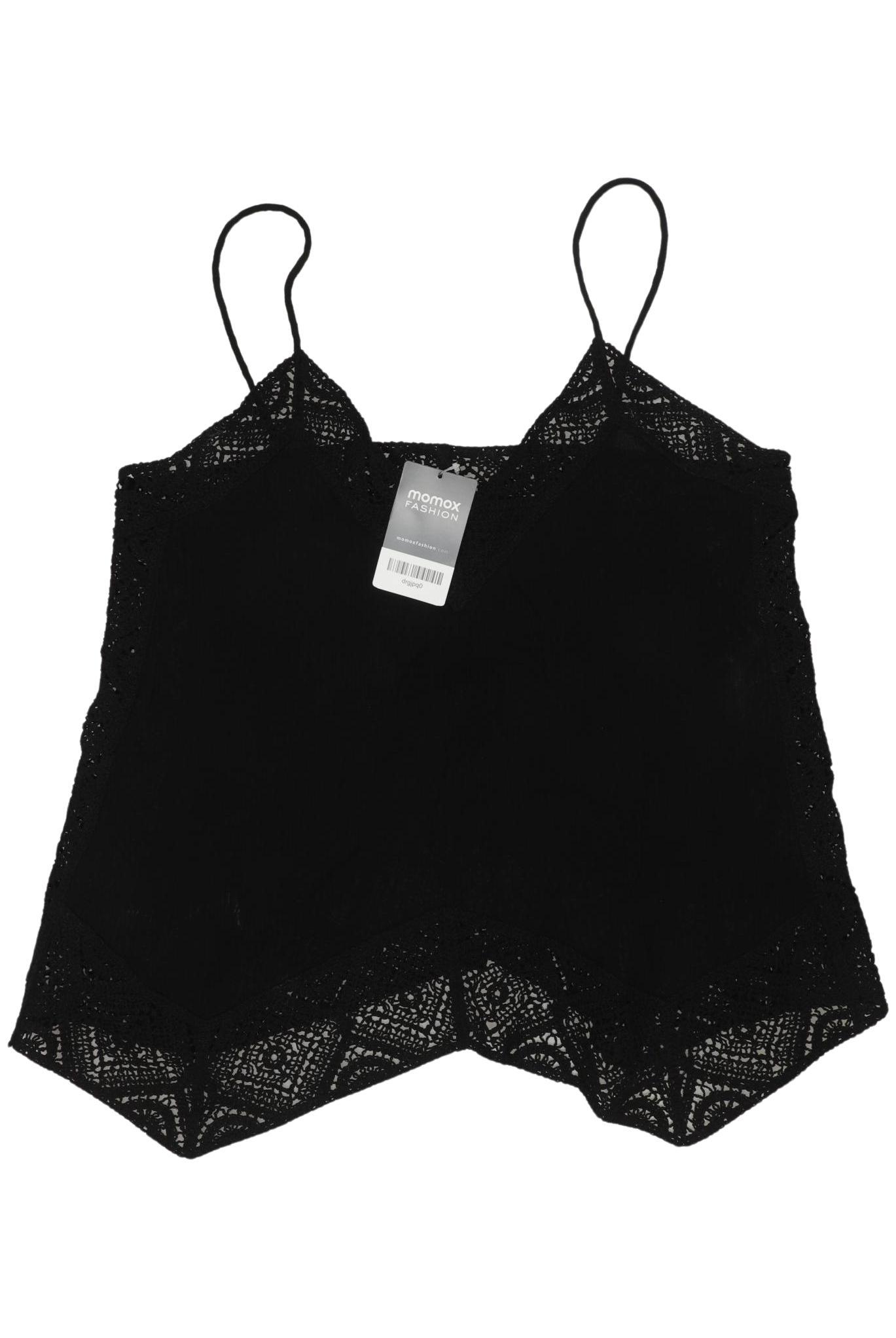 

Massimo Dutti Damen Top, schwarz, Gr. 38