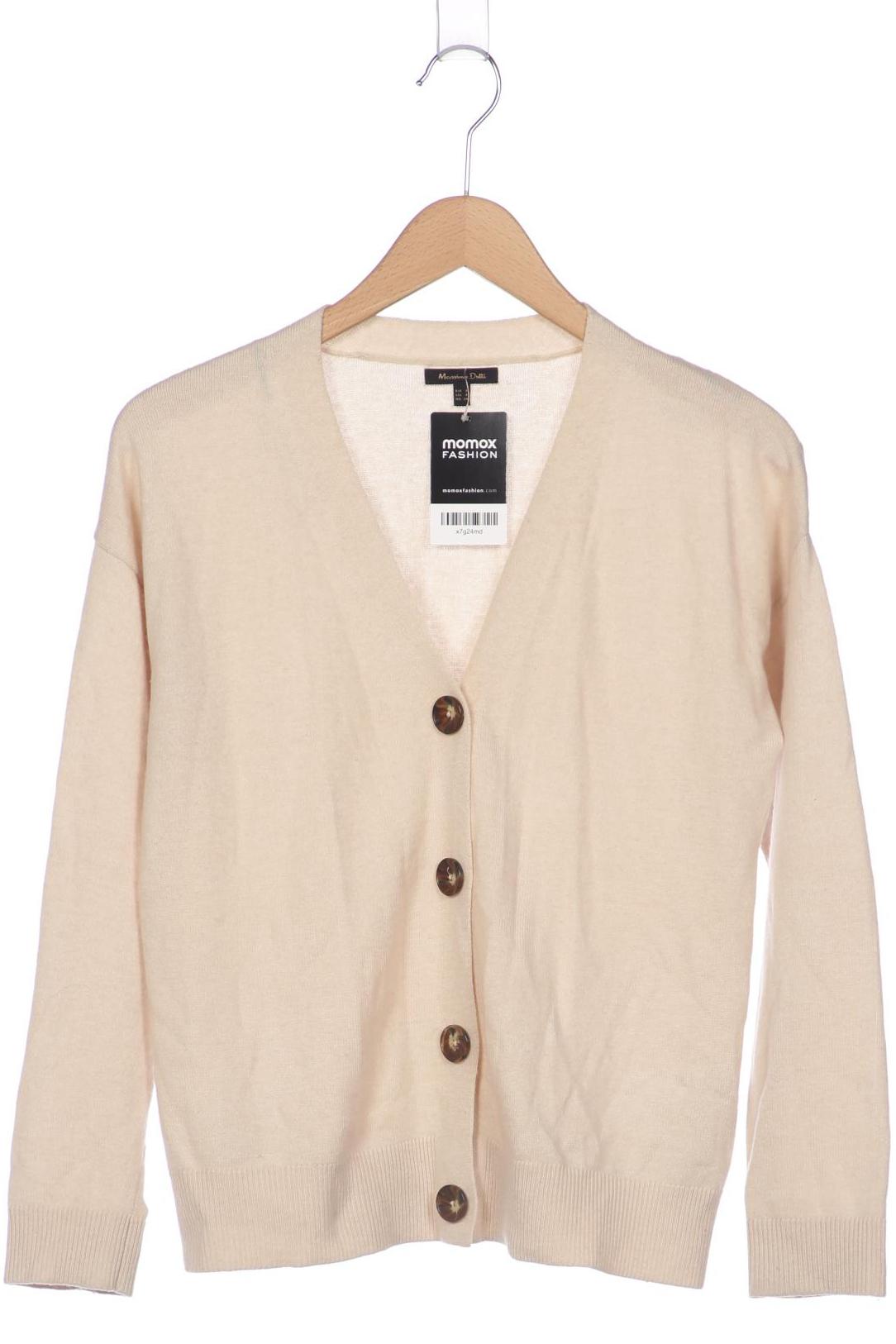 

Massimo Dutti Damen Strickjacke, beige, Gr. 36