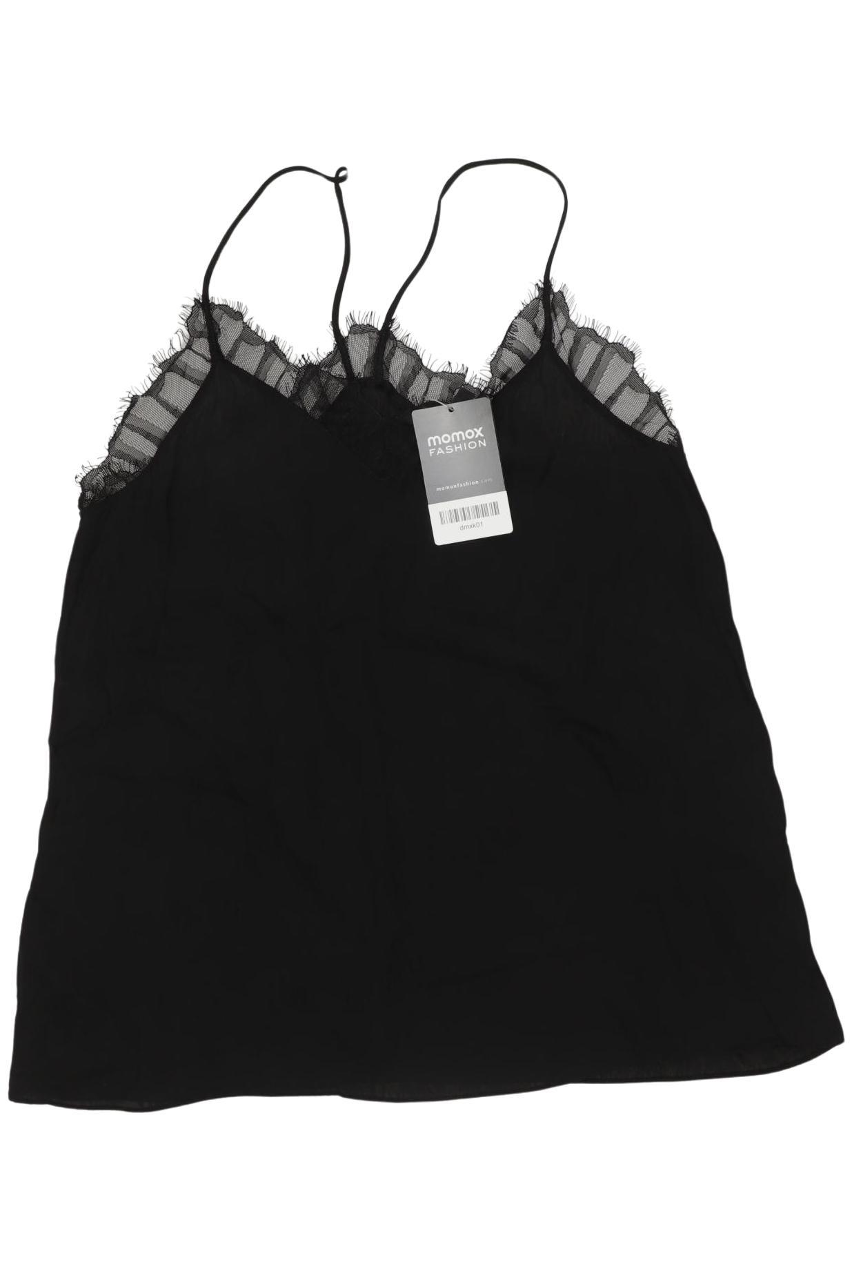 

Massimo Dutti Damen Top, schwarz, Gr. 38