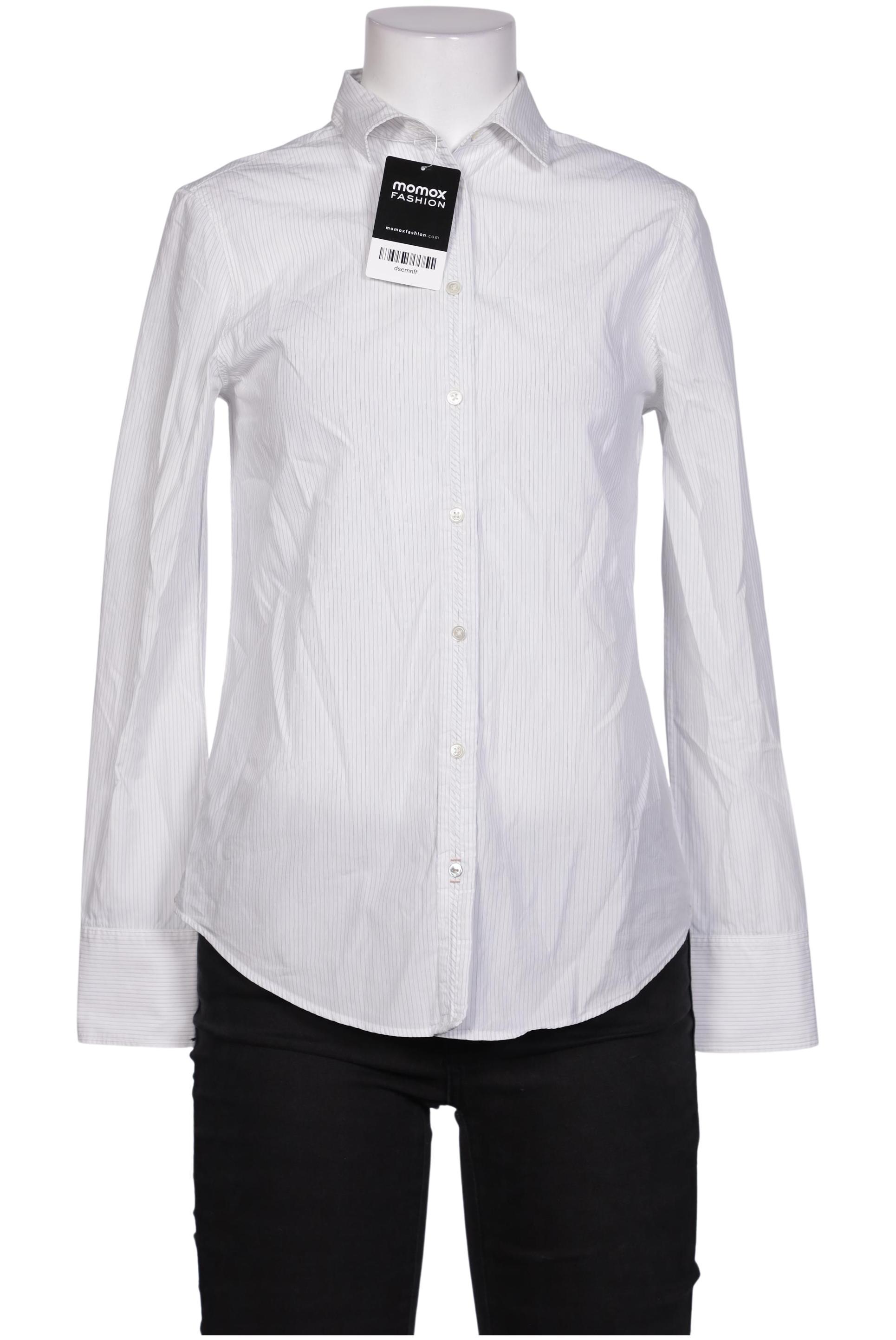 

Massimo Dutti Damen Bluse, weiß, Gr. 34