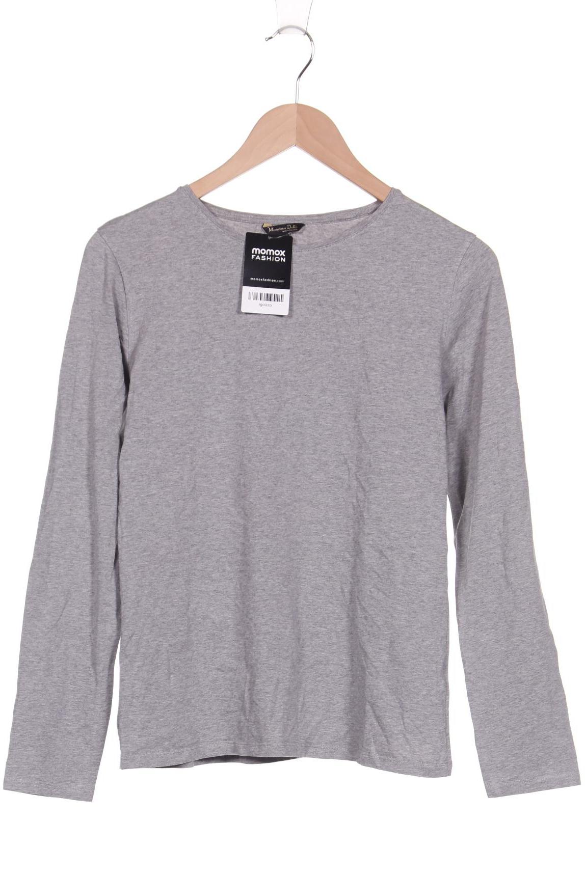 

Massimo Dutti Damen Langarmshirt, grau, Gr. 44