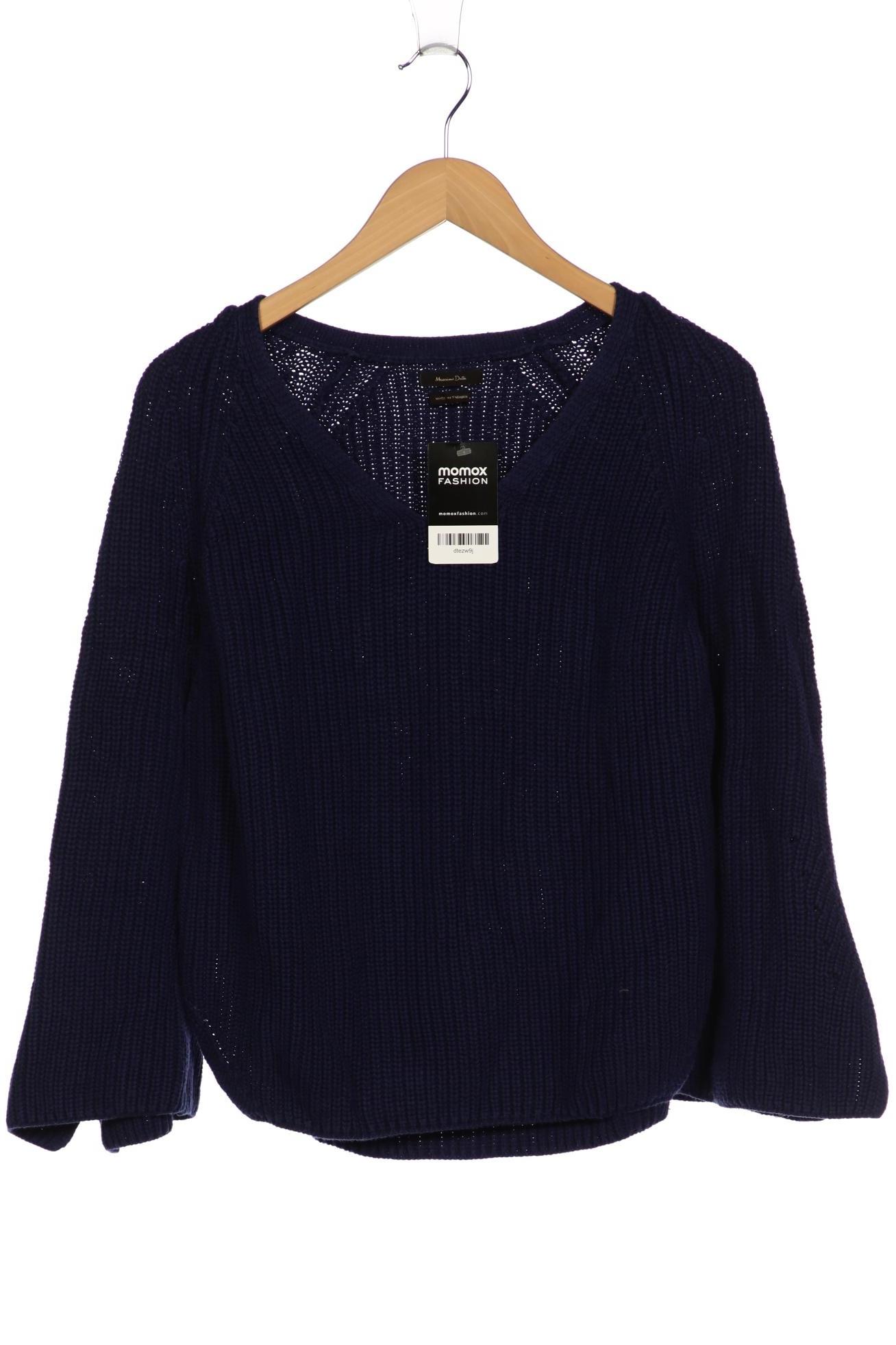 

Massimo Dutti Damen Pullover, marineblau, Gr. 38