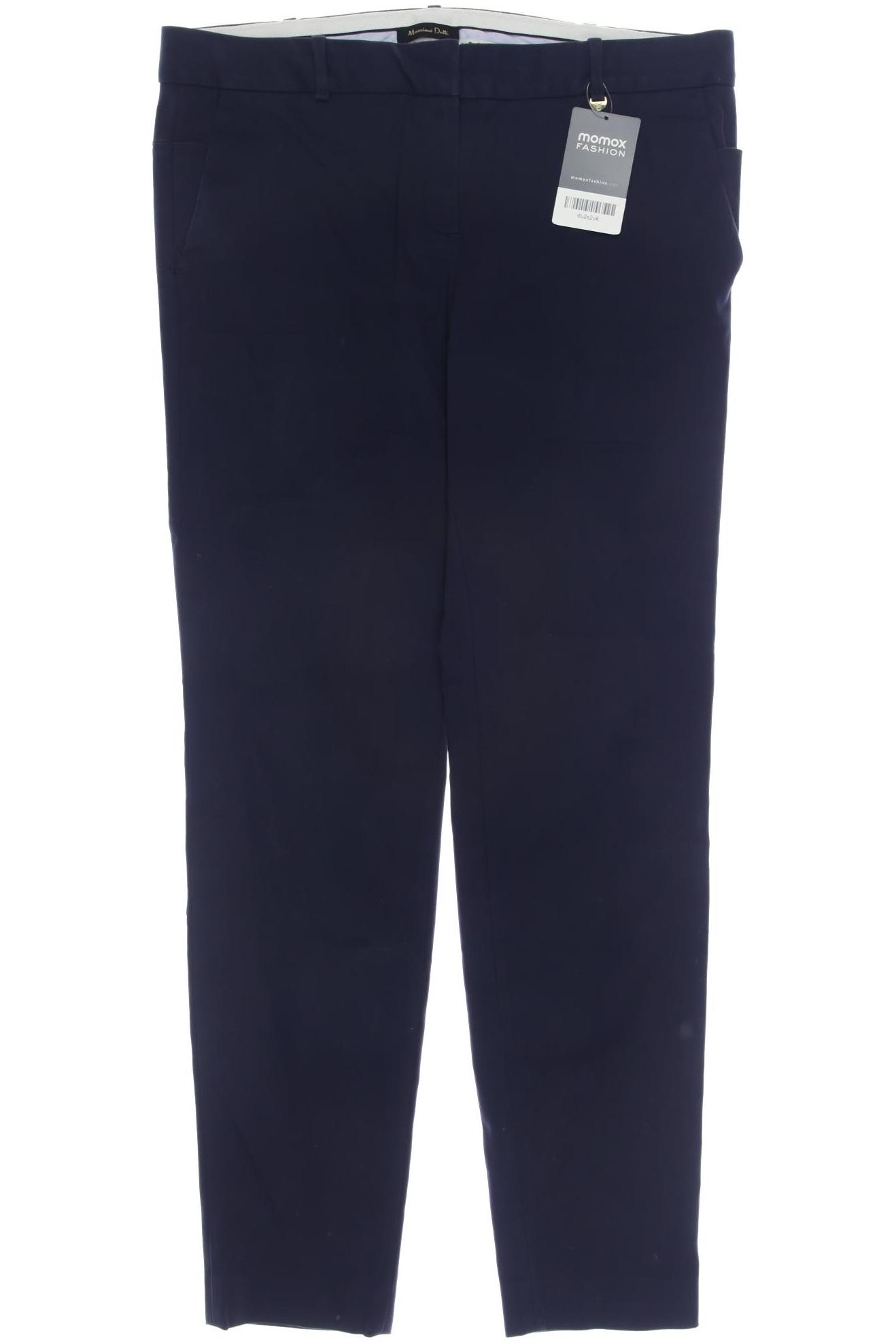 

Massimo Dutti Damen Stoffhose, marineblau, Gr. 40