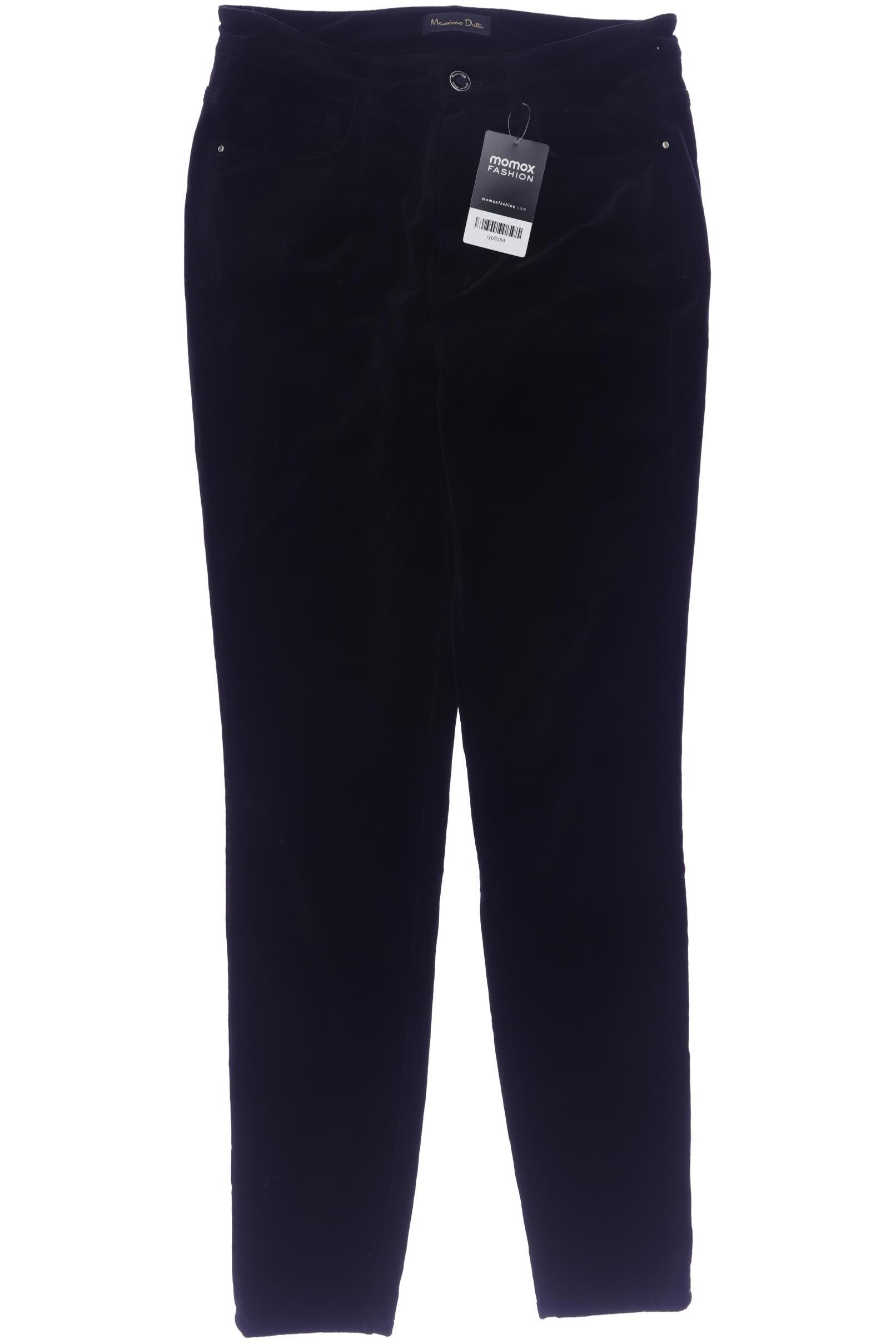 

Massimo Dutti Damen Stoffhose, schwarz, Gr. 38
