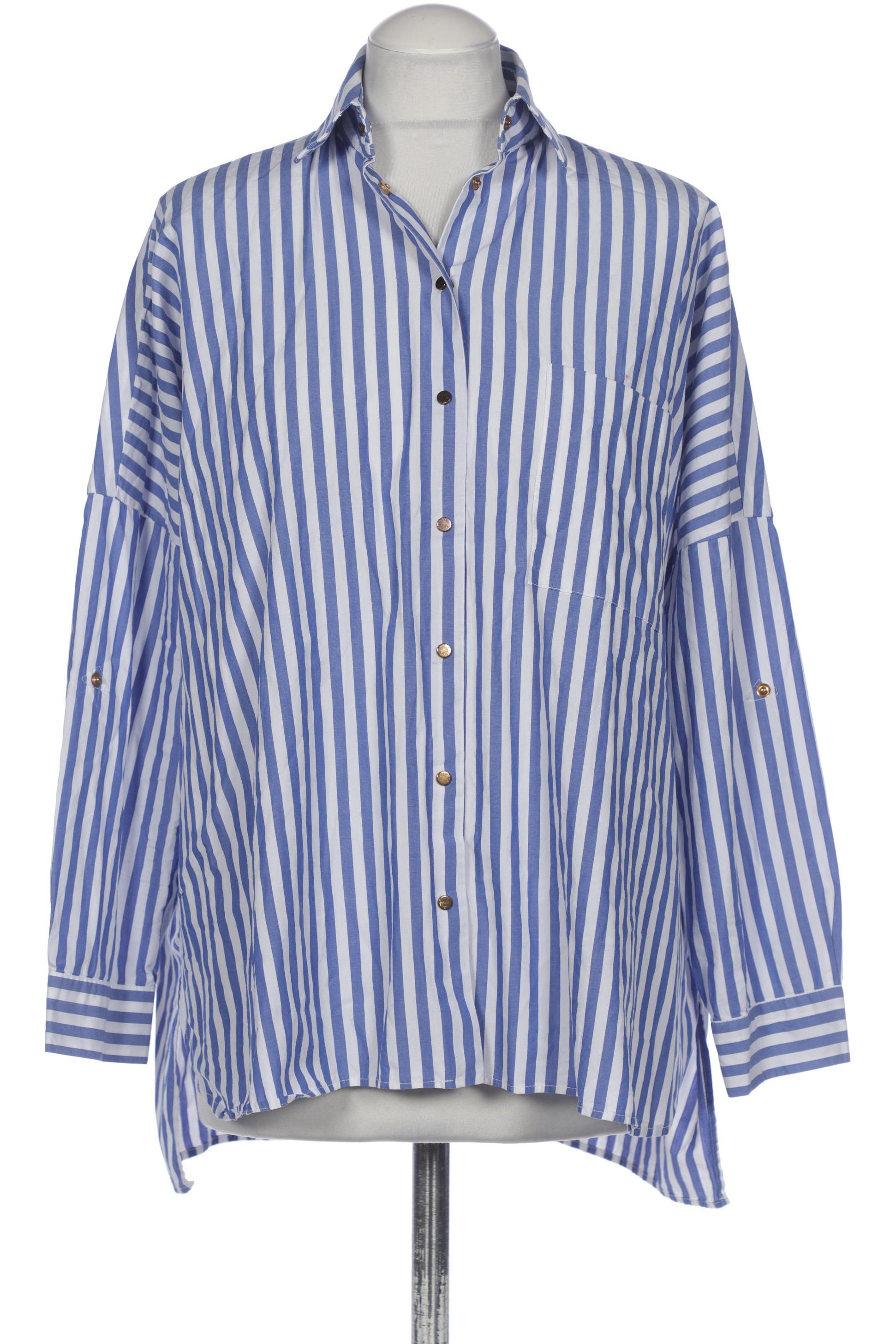 

Massimo Dutti Damen Bluse, blau, Gr. 36